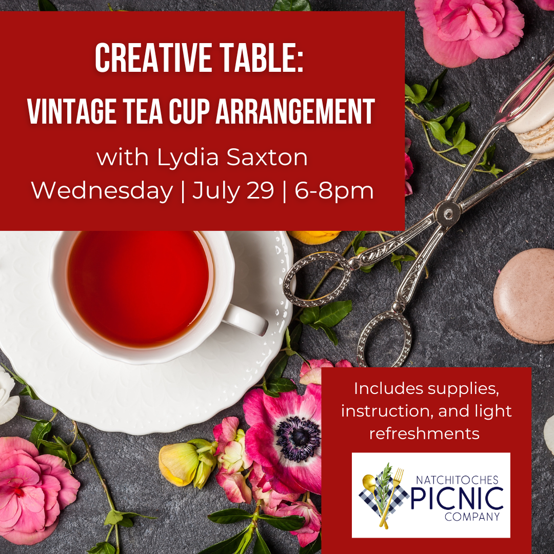 Creative Table: Vintage Tea Cup Arrangements