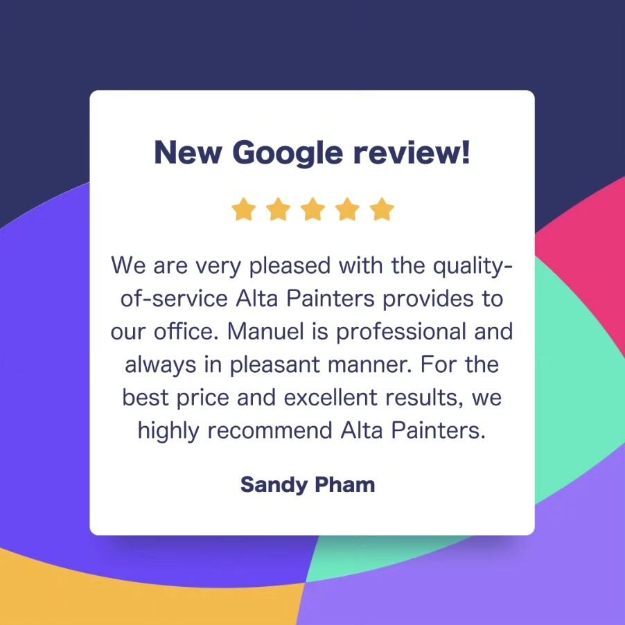 New Google review! 🌟🌟🌟🌟🌟
Thanks so much Sandy for trusting our services for your office meeting rooms repaint! 
.
.
#interiorpainting #paintinganddecorating #paintersnewzealand #painters #mangare #professionaldecorators #aucklandpainters #auckla