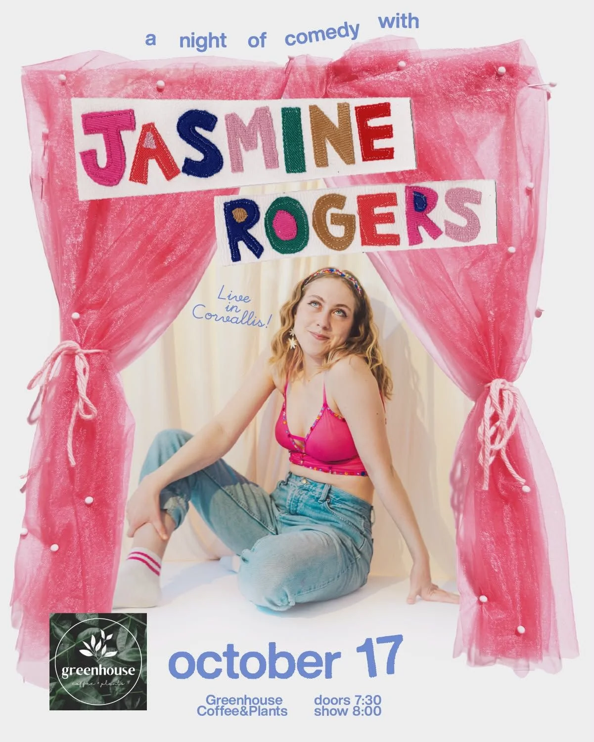 Jasmine Rogers Comedy - October 17th