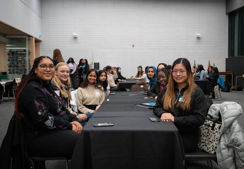 Attendees table group photo Network night.jpeg