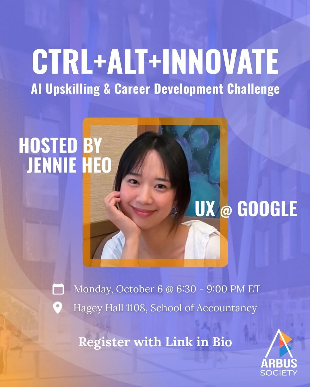 AI isn’t coming for your job – but the person who knows how to use it might π
Jennie Heo (UX @google & @uofwaterloo alum) is pulling back the curtain on the skills that actually matter, and showing you how to use exclusive Google to