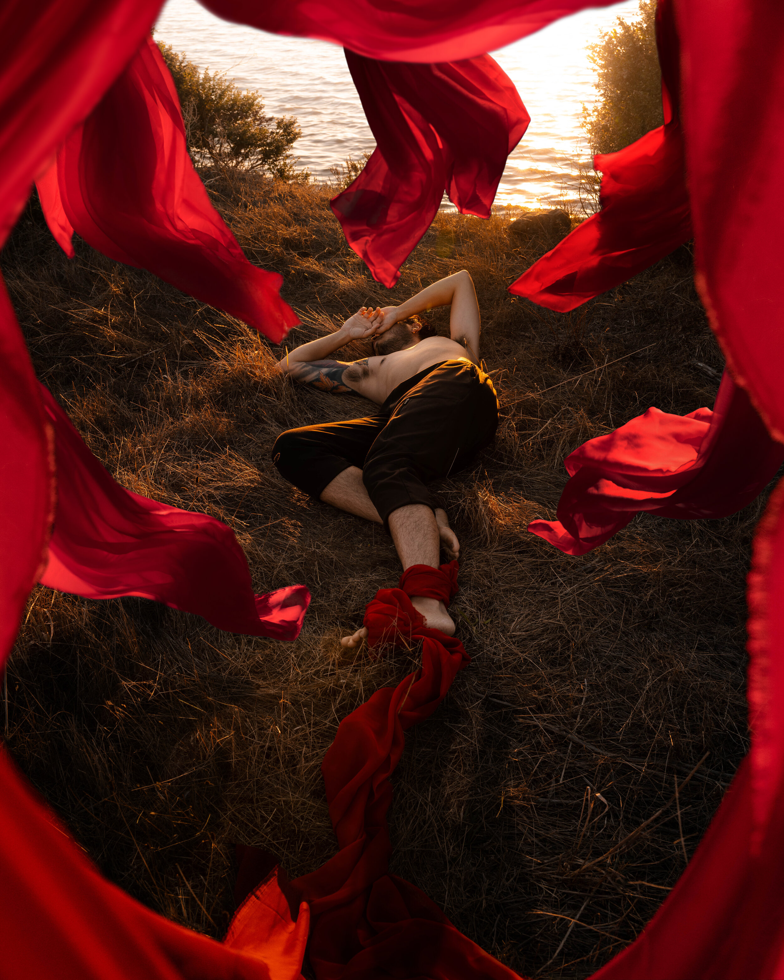 Title: The Curtain's Call.
Once in a while, I would get intrusive thoughts about my abilities as a creative. It worsens when having to deal with my Major Depression Disorder. The imposter syndrome starts to overtake me when I’m at a loss, I imagine