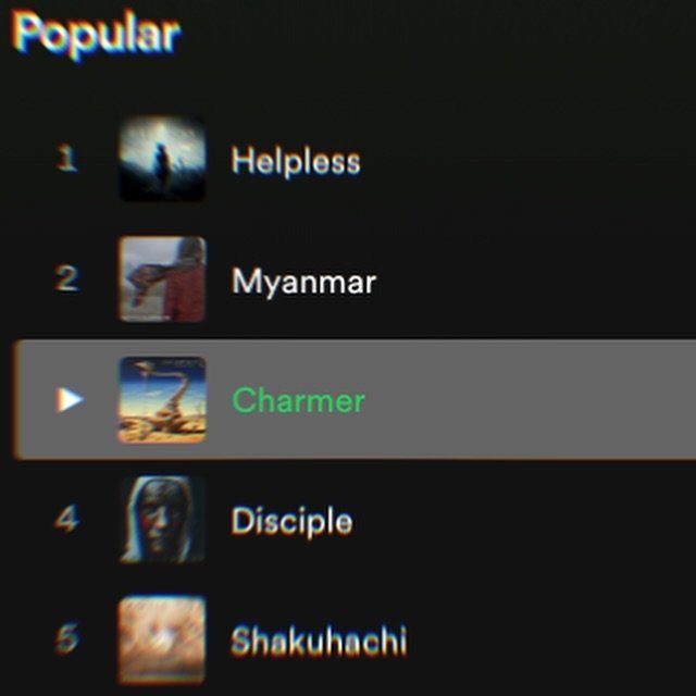 Great to see the new single &lsquo;CHARMER&rsquo; make it up into my top 3 most popular tracks on Spotify! Thanks for listening to this tune &amp; I can&rsquo;t wait to share some more Drum &amp; Bass music with you all this year !!! 💿🎶🔥🎉💻
.:.
#