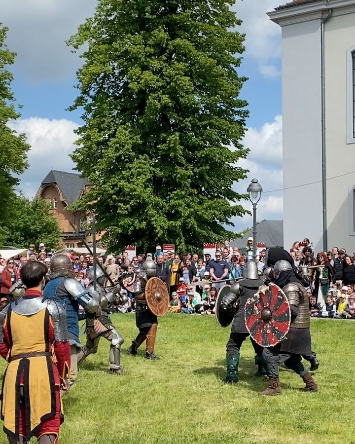 Just got home from a marvellous medieval reenactment in Germany - here are some highlights from the battles! ⚔️