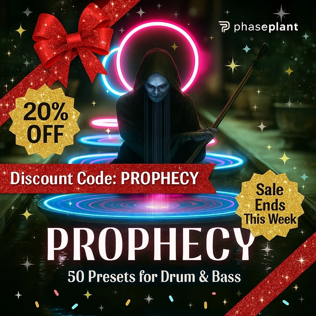 Feeling grateful for all the support on PROPHECY 🔮
&hellip;
Seeing producers around the world using these sounds and turning them into something new has been amazing - that&rsquo;s what makes creating these packs so rewarding.
&hellip;
50 handcrafte