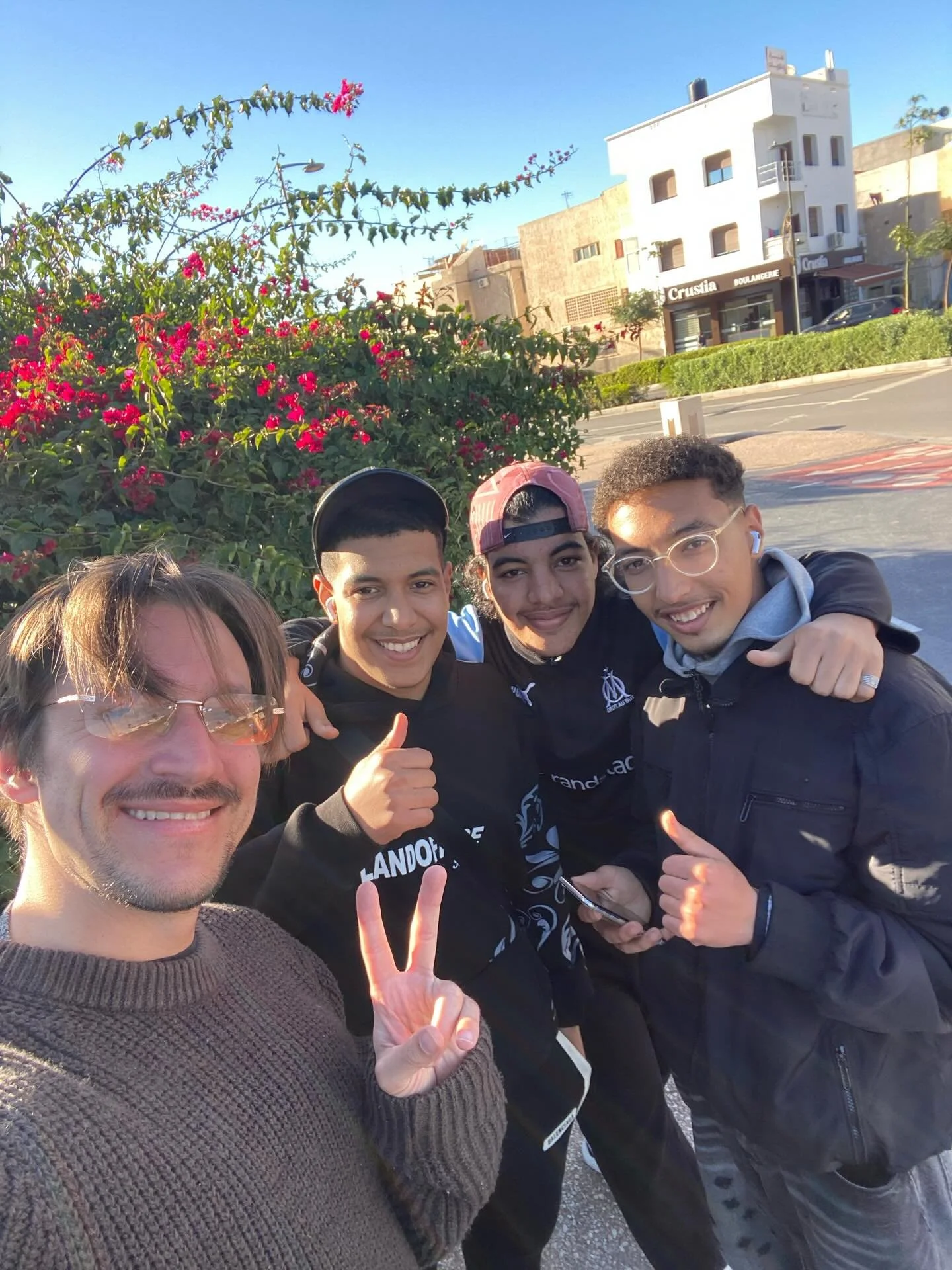 Lads are excited for the final tonight &amp; so am I, come on MOROCCO! ⚽️🇲🇦 #moroccotrip #moroccotravel #locals #goodvibesalways #solotraveller