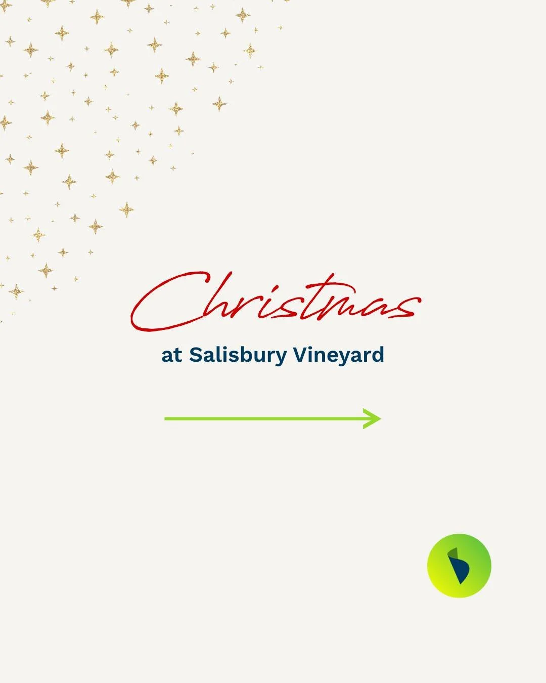 ✨Christmas at Salisbury Vineyard! Come be part of the celebration! Check out the newsletter or get in touch with the church office to get involved.