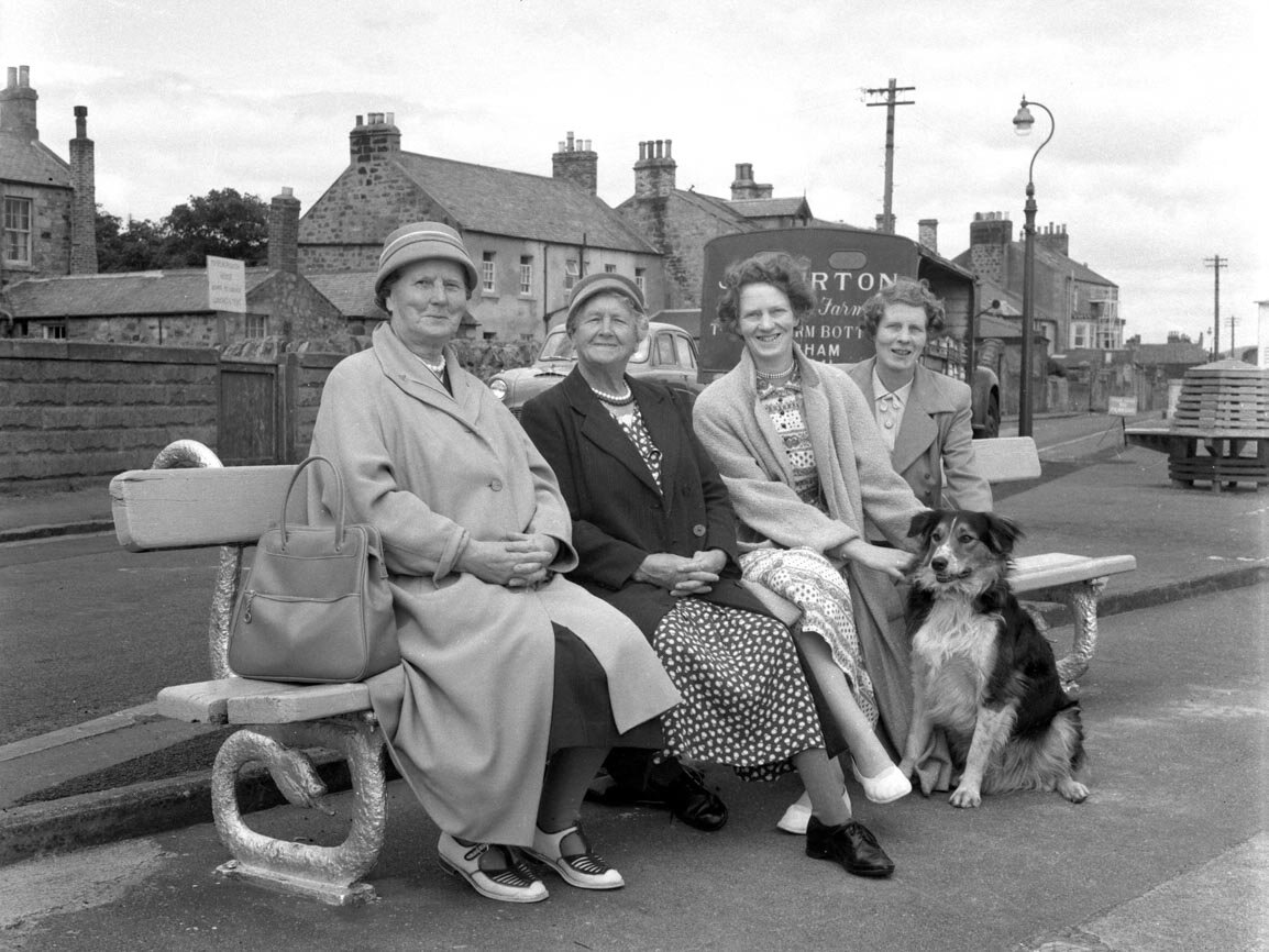 A group of ladies take a rest after a stroll along the promenade at Spittal.
(July 1959) BRO 1944-1-2443-10