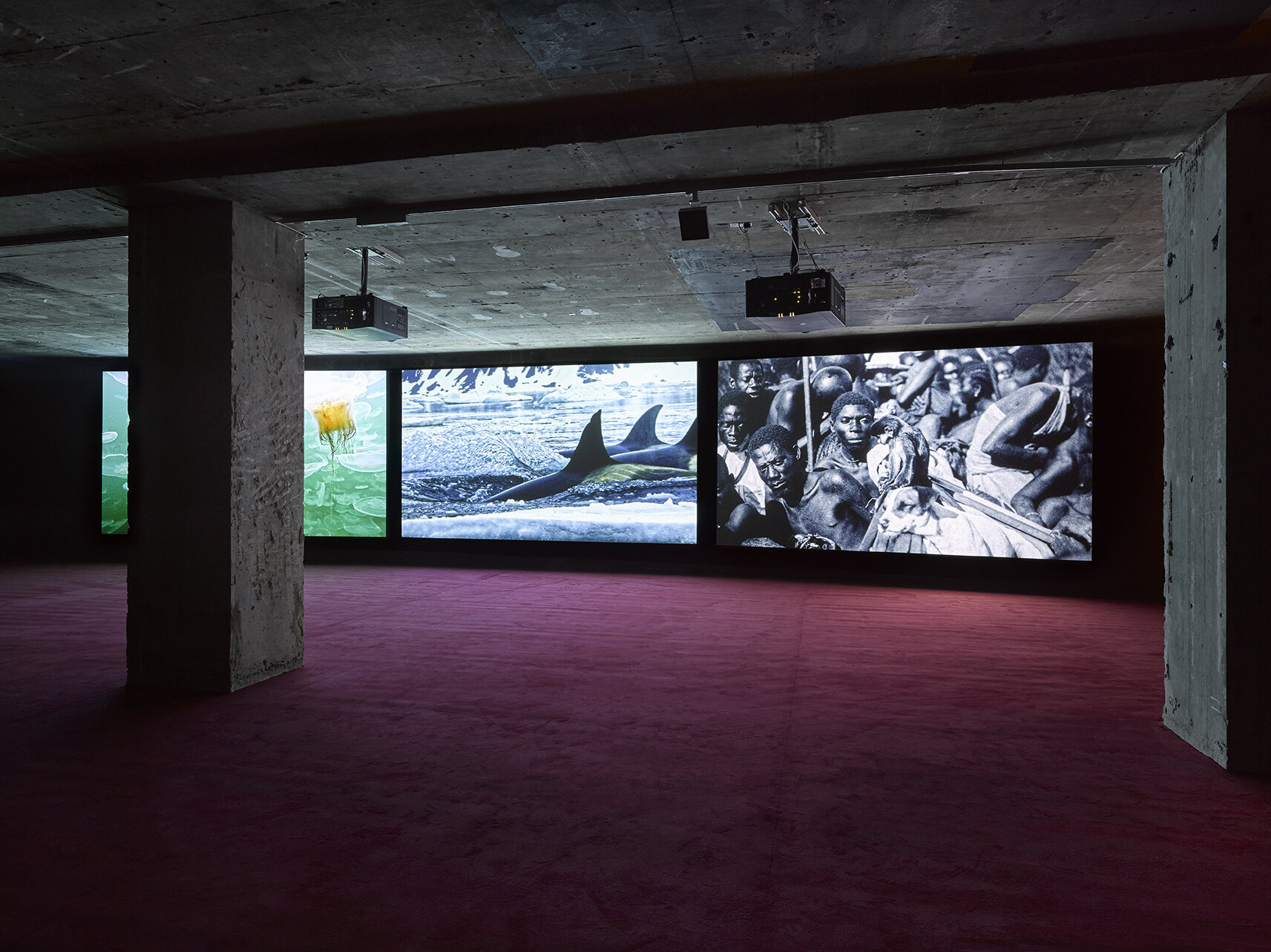 John Akomfrah, Strange Days: Memories from the Future, 180 The Strand, 2018. Photo: Jack Kemp