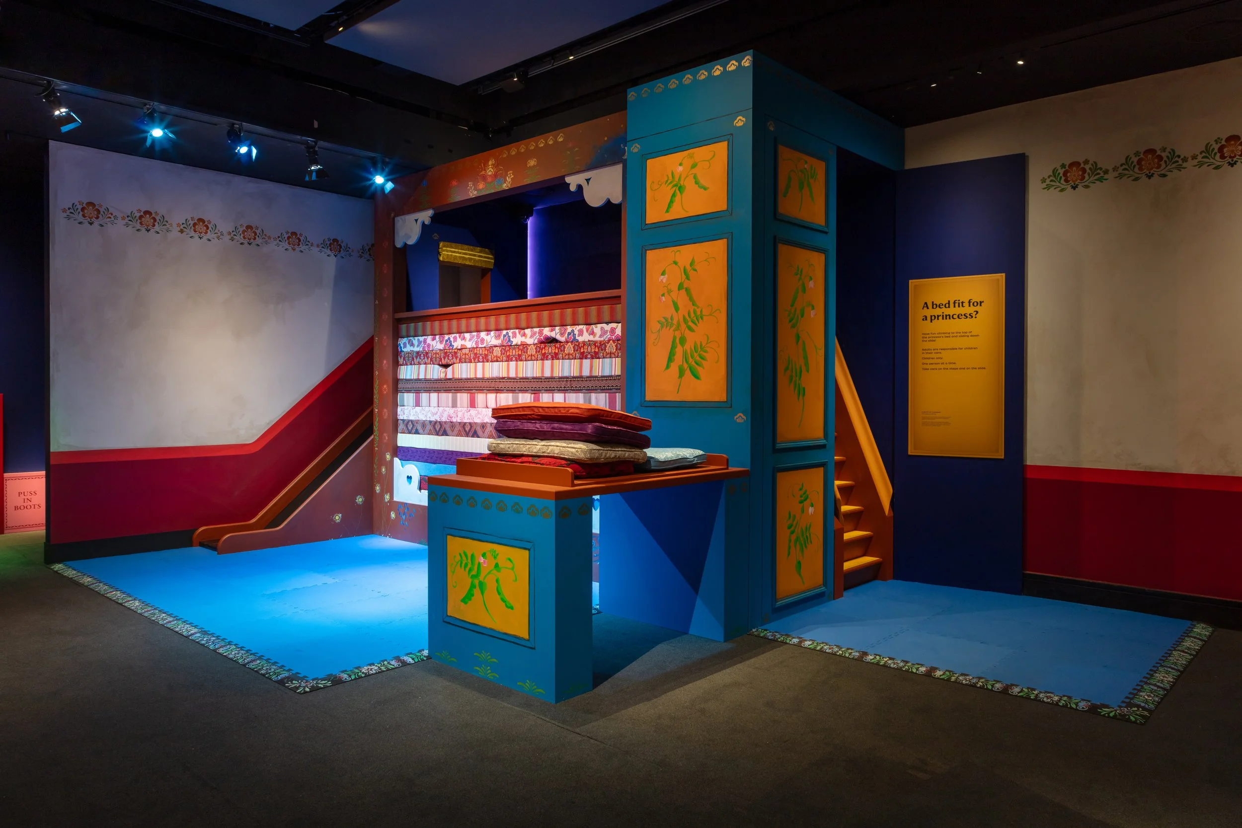 Installation view of Fairytales at the British Library, 2026. Images © the British Library.
