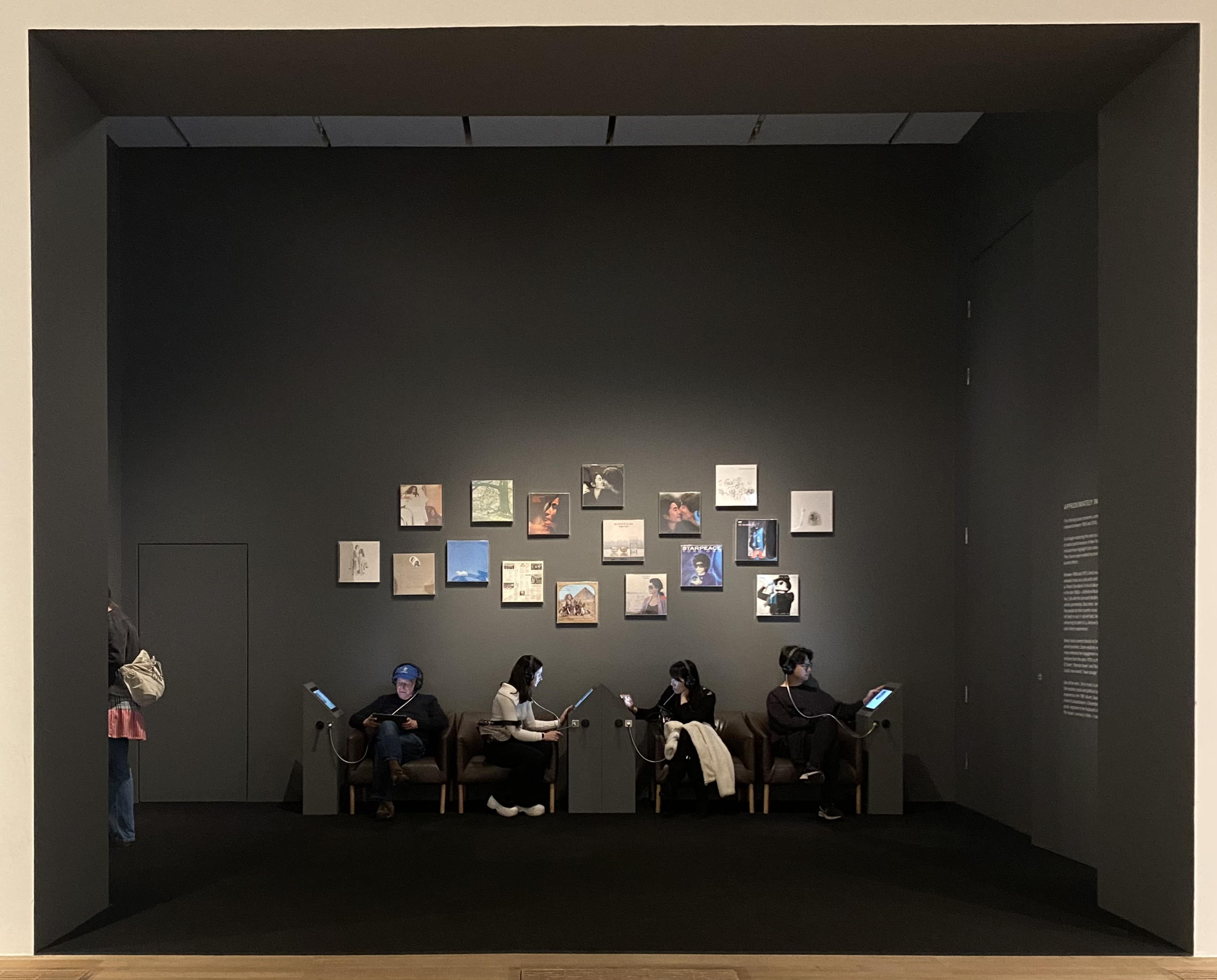 Installation view of Yoko Ono: Music of the Mind at the Tate Modern, 2024