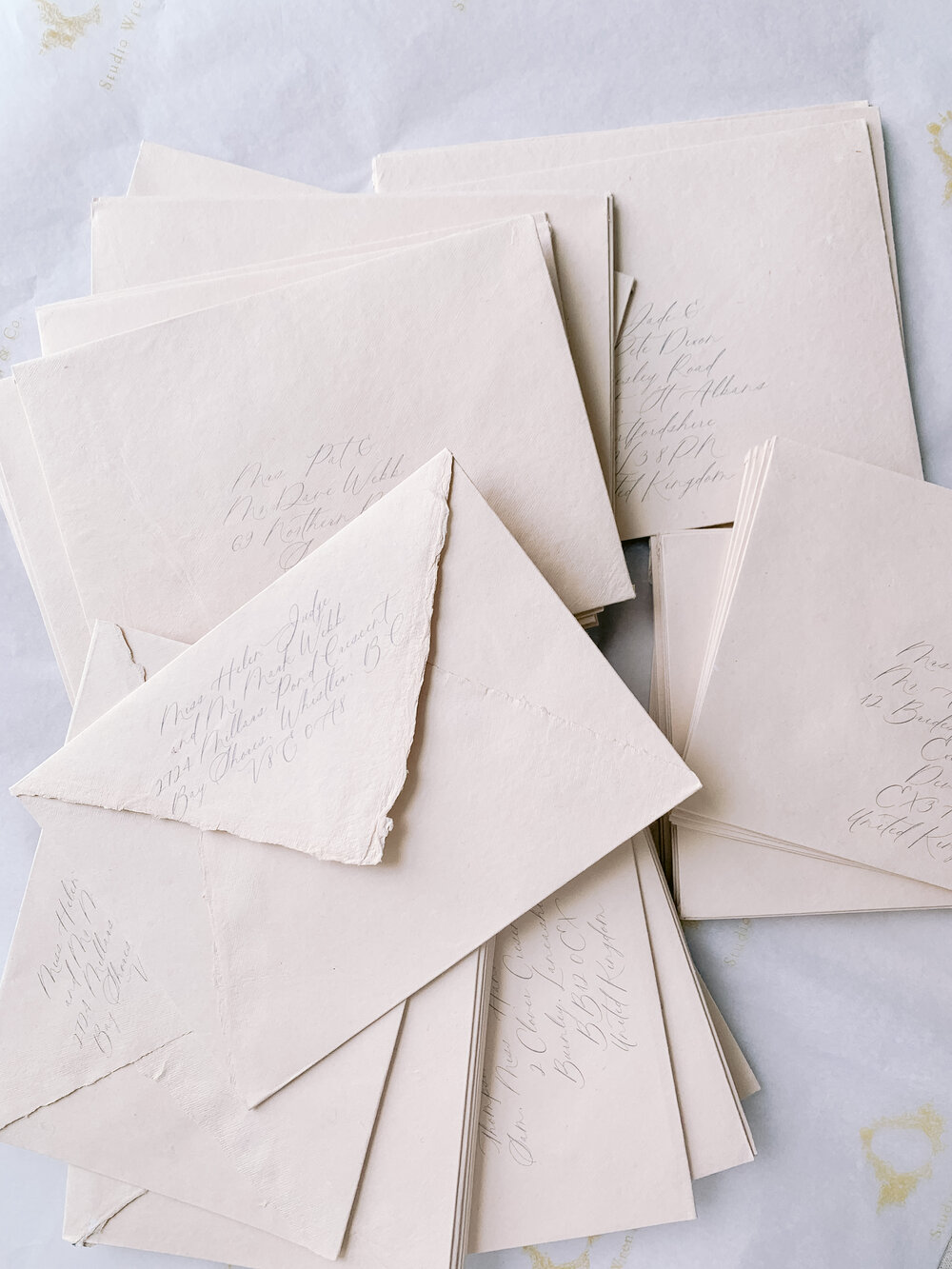 Handmade Paper Envelopes — Studio Wren Co