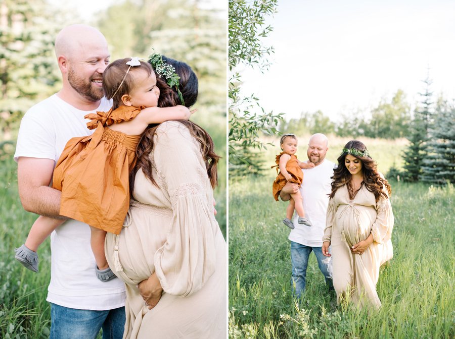Summer maternity session in Calgary