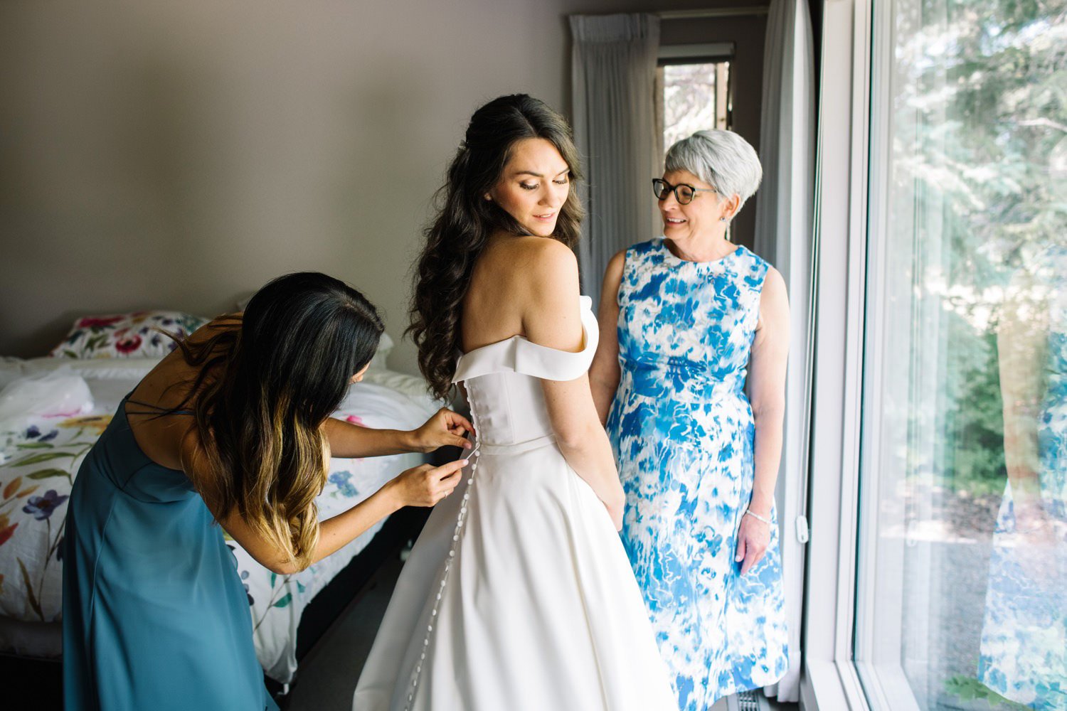 Calgary Church and Backyard Wedding