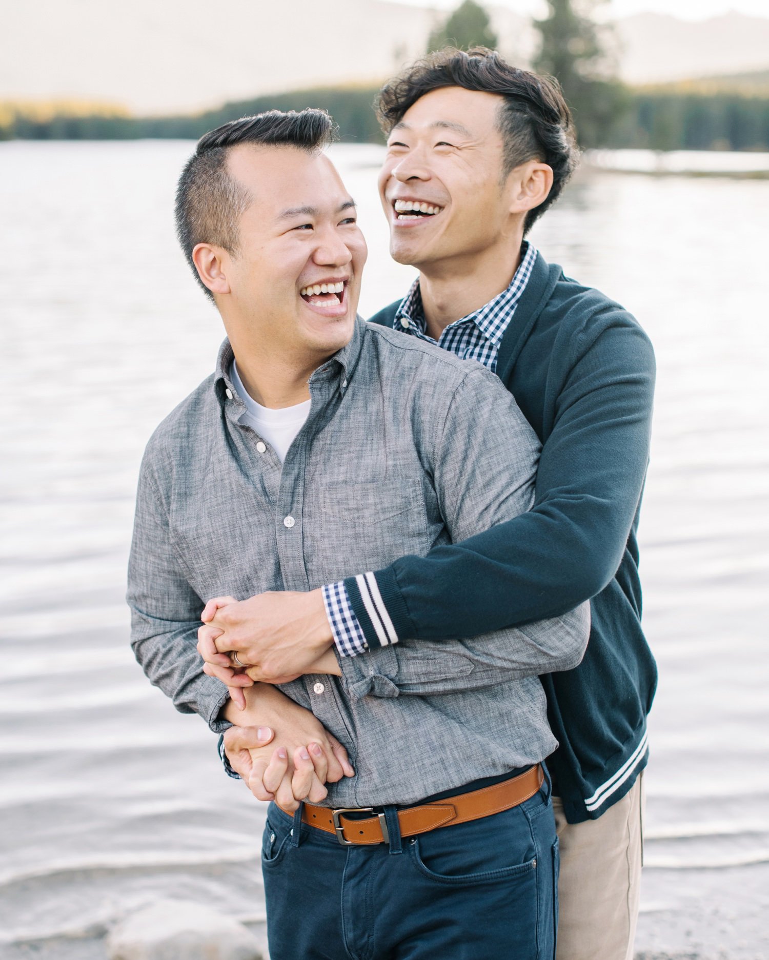  Mountain Gay Enagement Session with Calgary Wedding and Portrait Photographer 