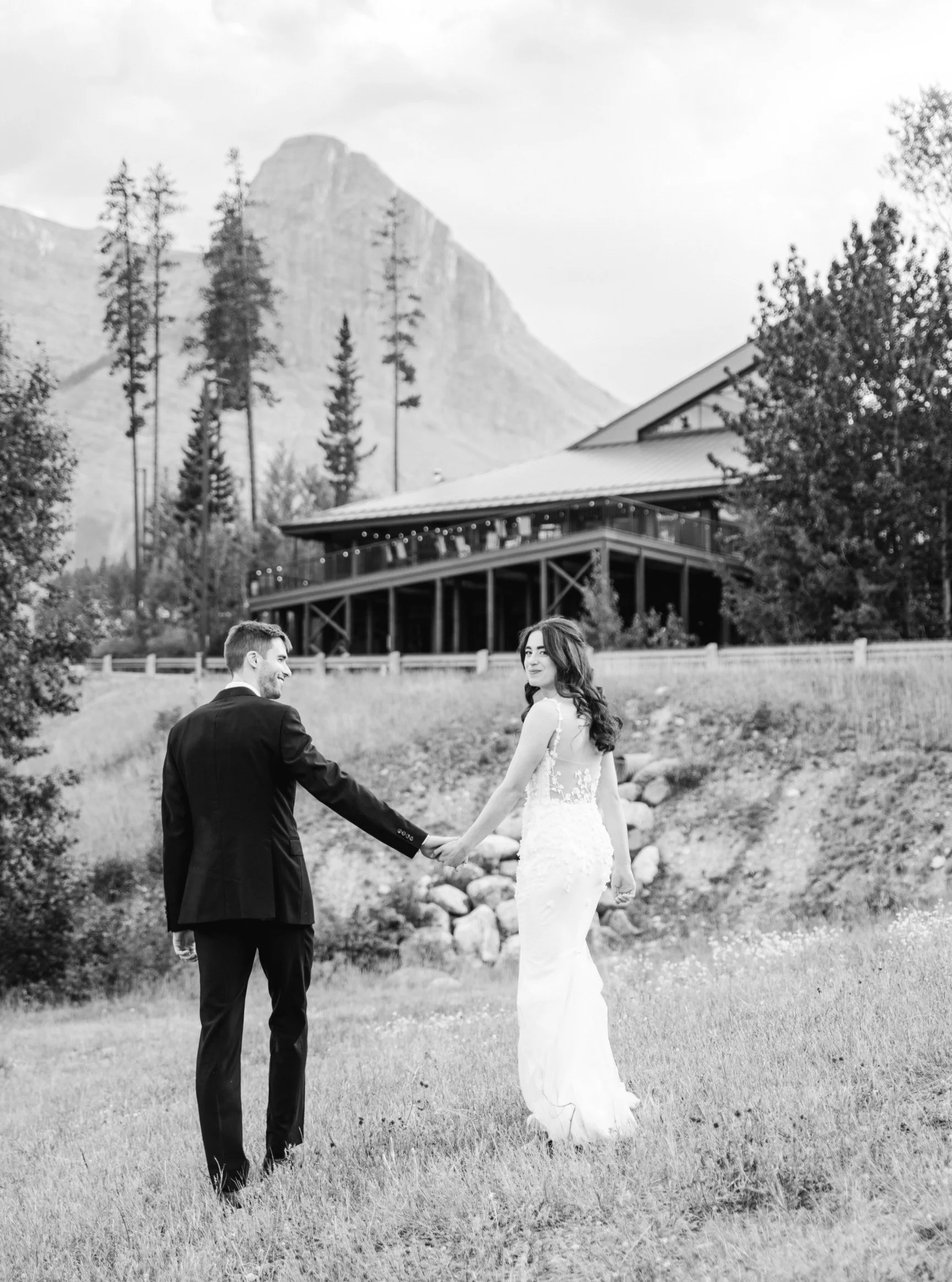 Congrats to J&amp;E

Growing up in the mountains, it&rsquo;s natural for your backyard to serve as your wedding location.