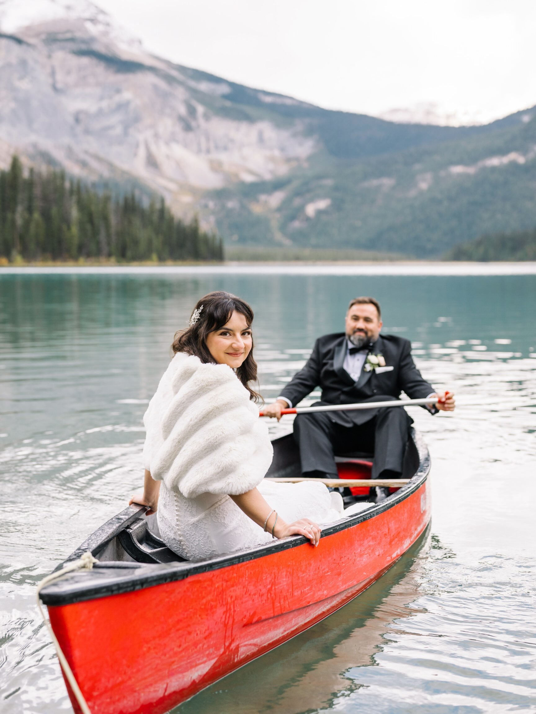 Mountains and a lake, sunshine and rain, Dior and a 15-foot veil, champagne and caviar&mdash;this day truly had it all, and then some.

Photographer: @corrinawalkerphotography
Videographer: @yourblack_and_white 
Venue: @emeraldlakelodge 
Planning &am