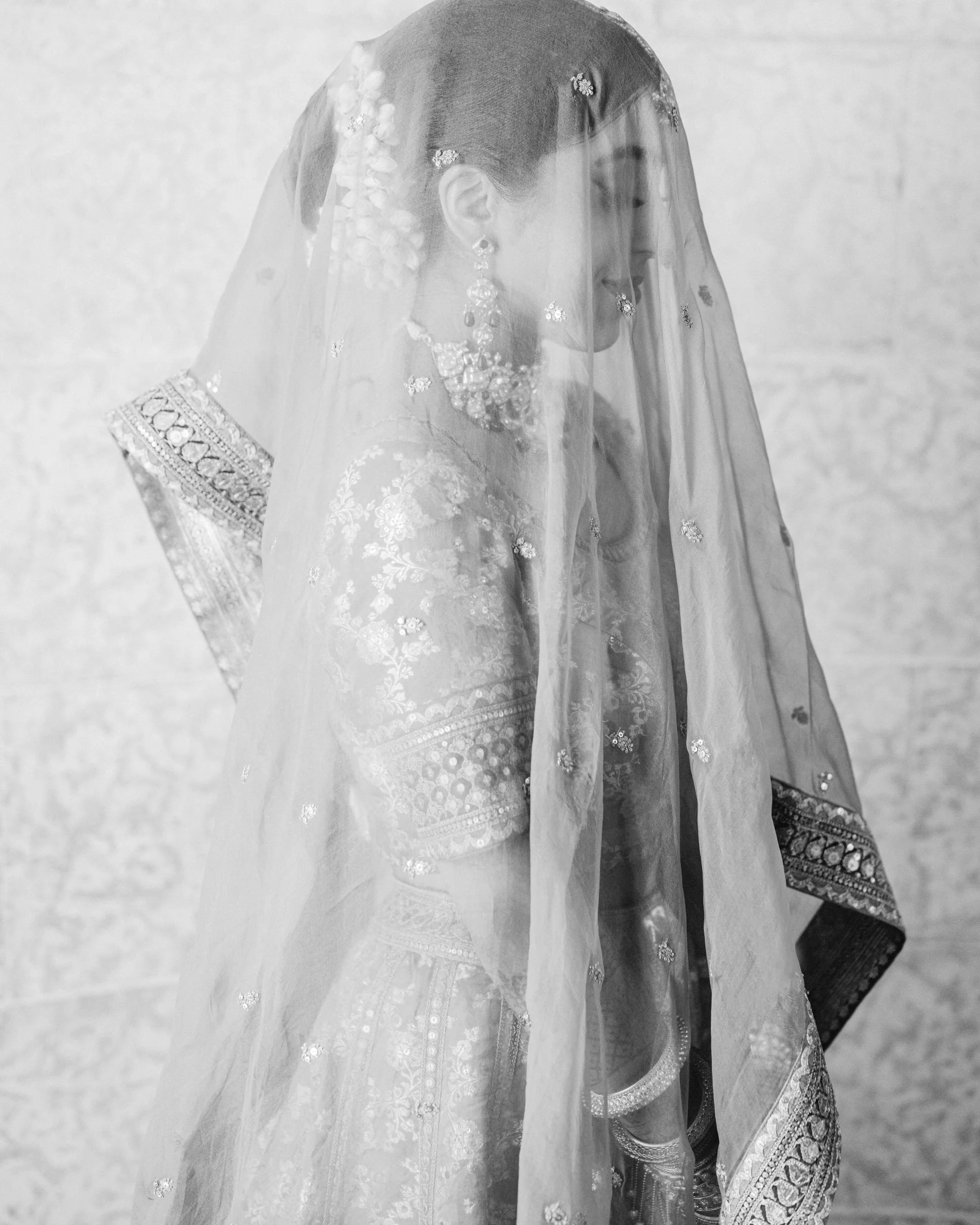 Indian wedding bride portrait Fairmont Banff Springs