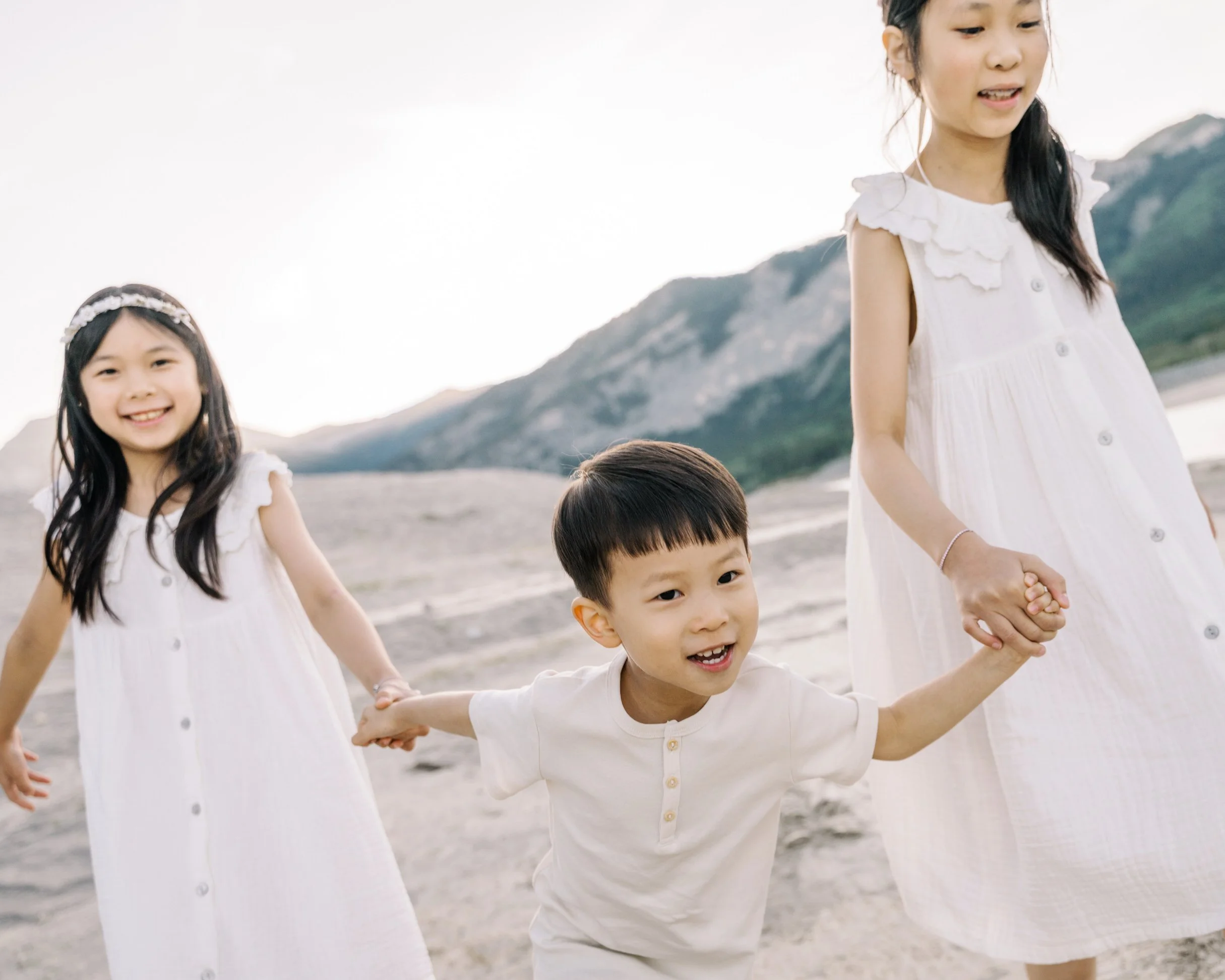 Family session in Banff National Park
