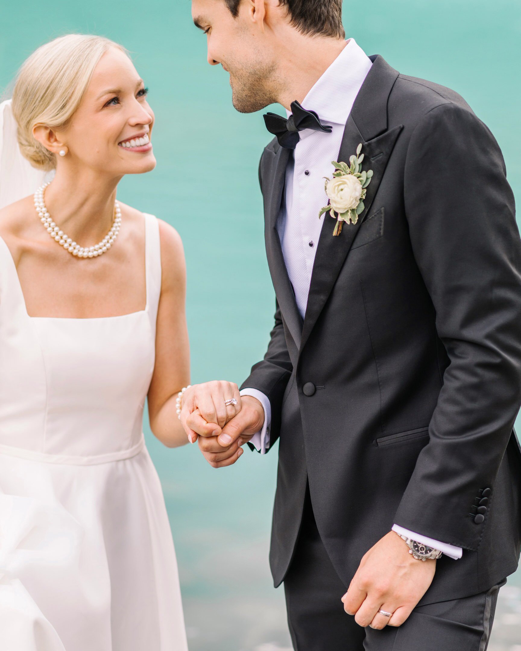 wedding candid moments at Fairmont Chateau Lake Louise