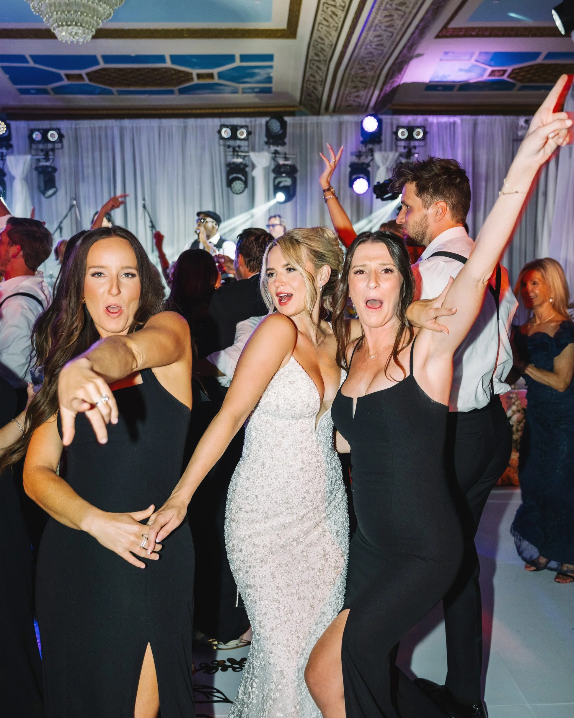 Wedding reception party at Fairmont Banff Springs