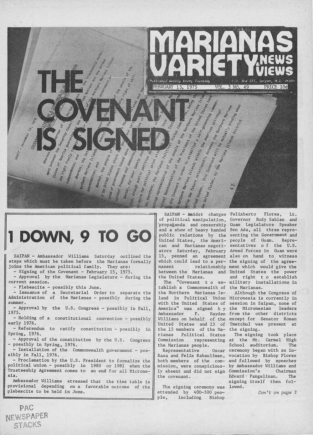 Marianas Variety_Vol. 3, No. 49_Feb. 15, 1975_Pg.1