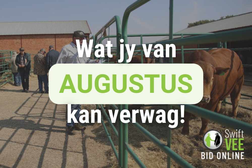 Wat jy van Augustus kan verwag…