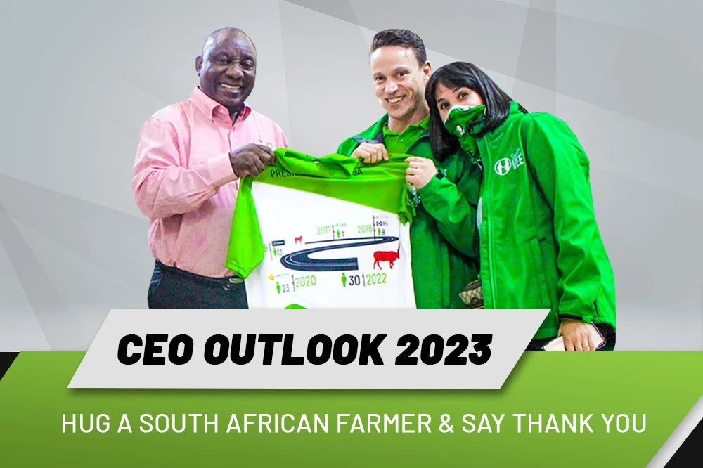 CEO Outlook 2023 – Hug a South African Farmer &amp; Say Thank You
