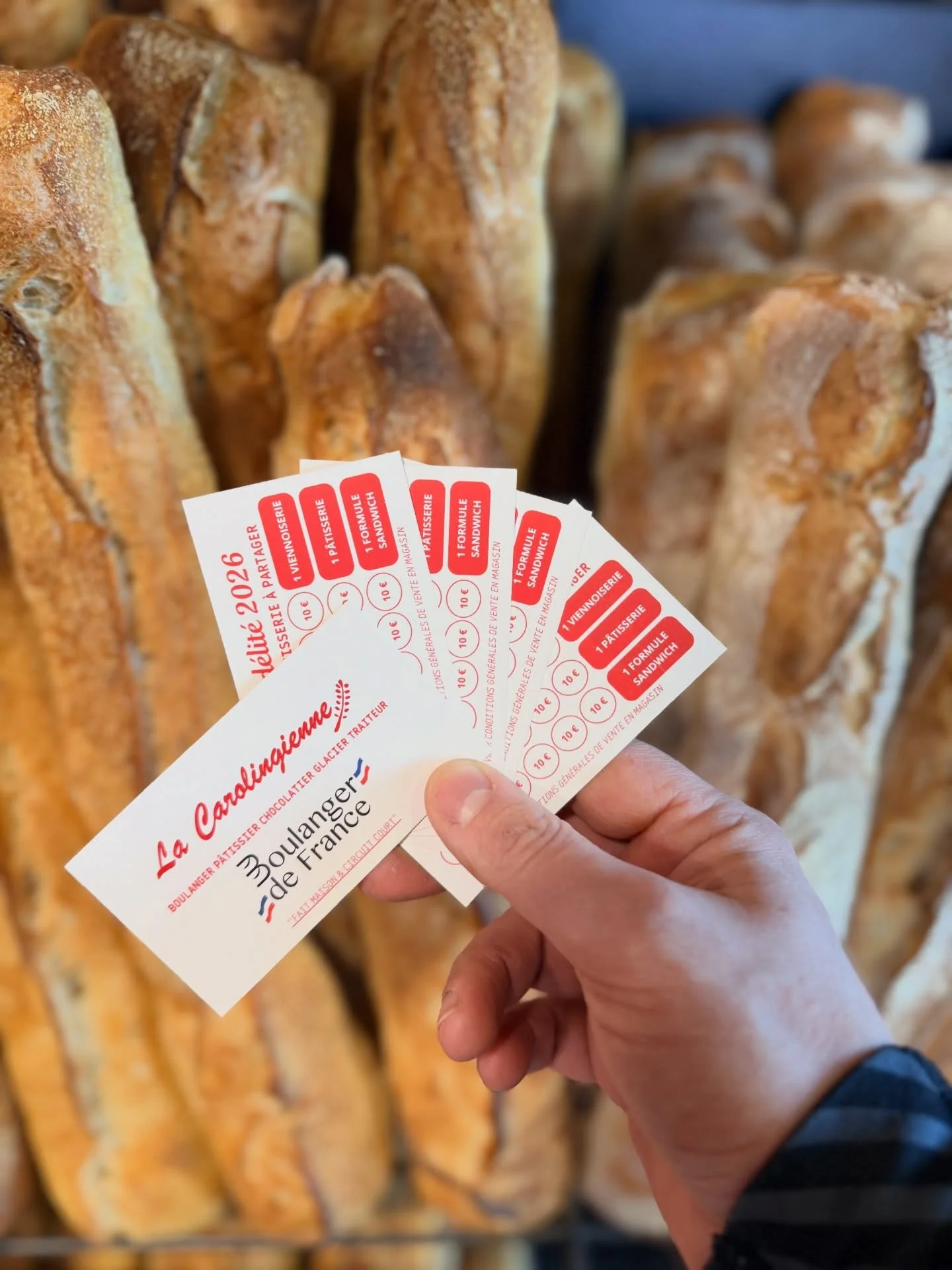😍NOUVEAU😍

🥖 Votre fid&eacute;lit&eacute; r&eacute;compens&eacute;e dans votre boulangerie! 🥐

Parce que votre gourmandise m&eacute;rite le meilleur, nous sommes ravis de vous pr&eacute;senter notre Carte de Fid&eacute;lit&eacute; 2026 !

✨ Comme