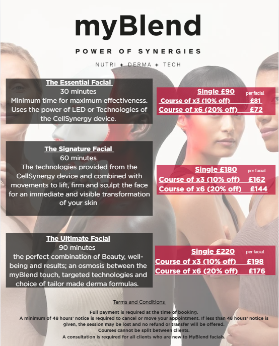 MyBlend Course booking for your Ultimate Anti Ageing Aesthetics 