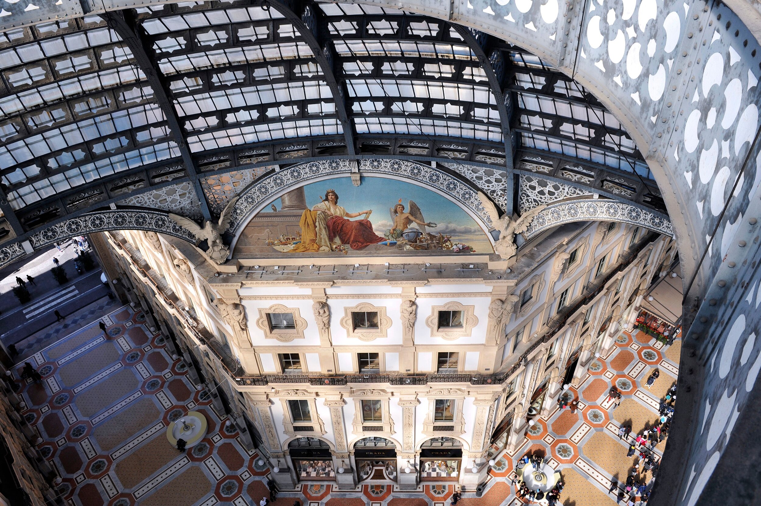Gallery Vittorio Emanuele II @A. Scuratti-Milan Municipality