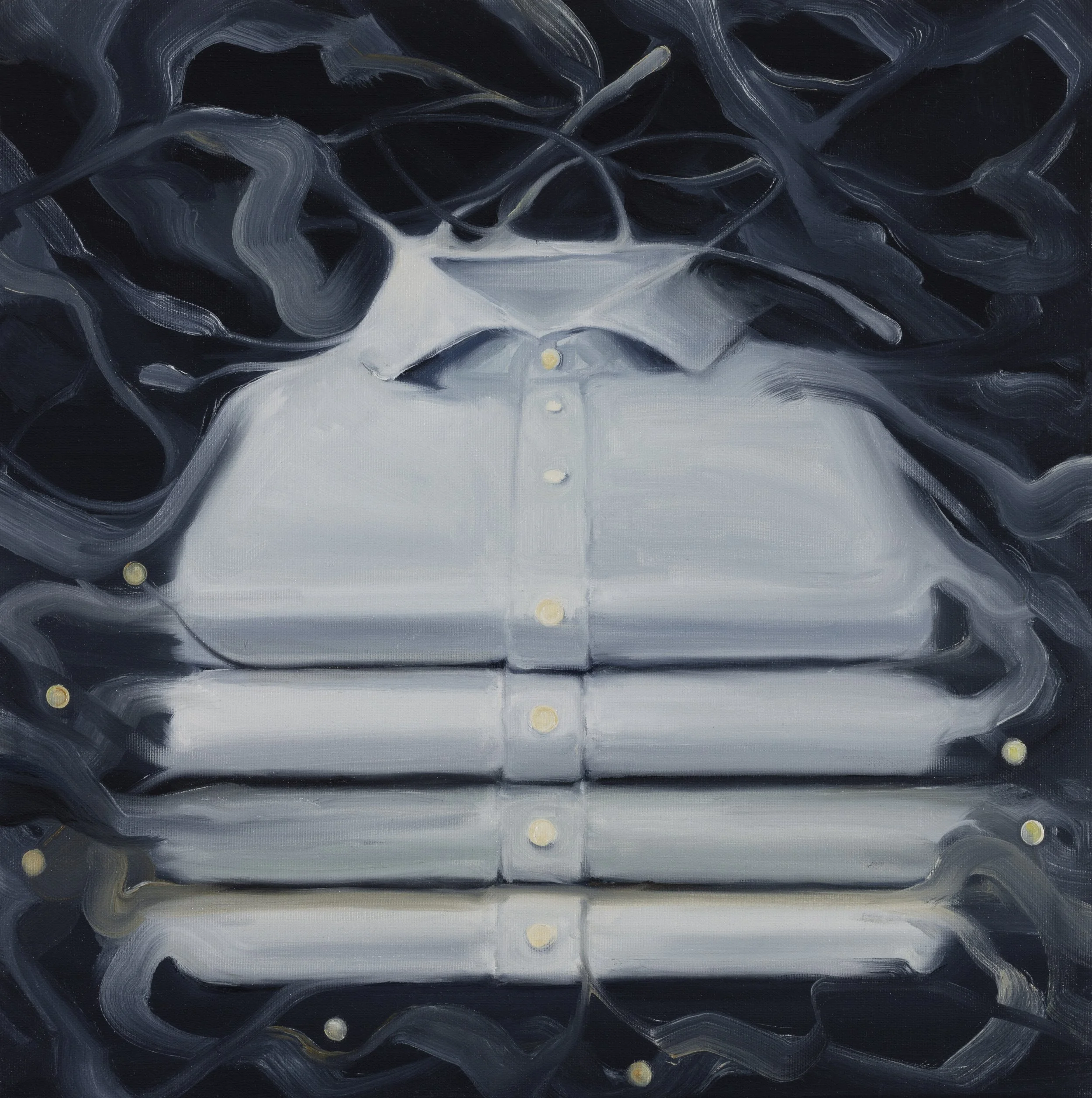 The Perfectionist 2024 Oil on canvas 50 x 50 cm.