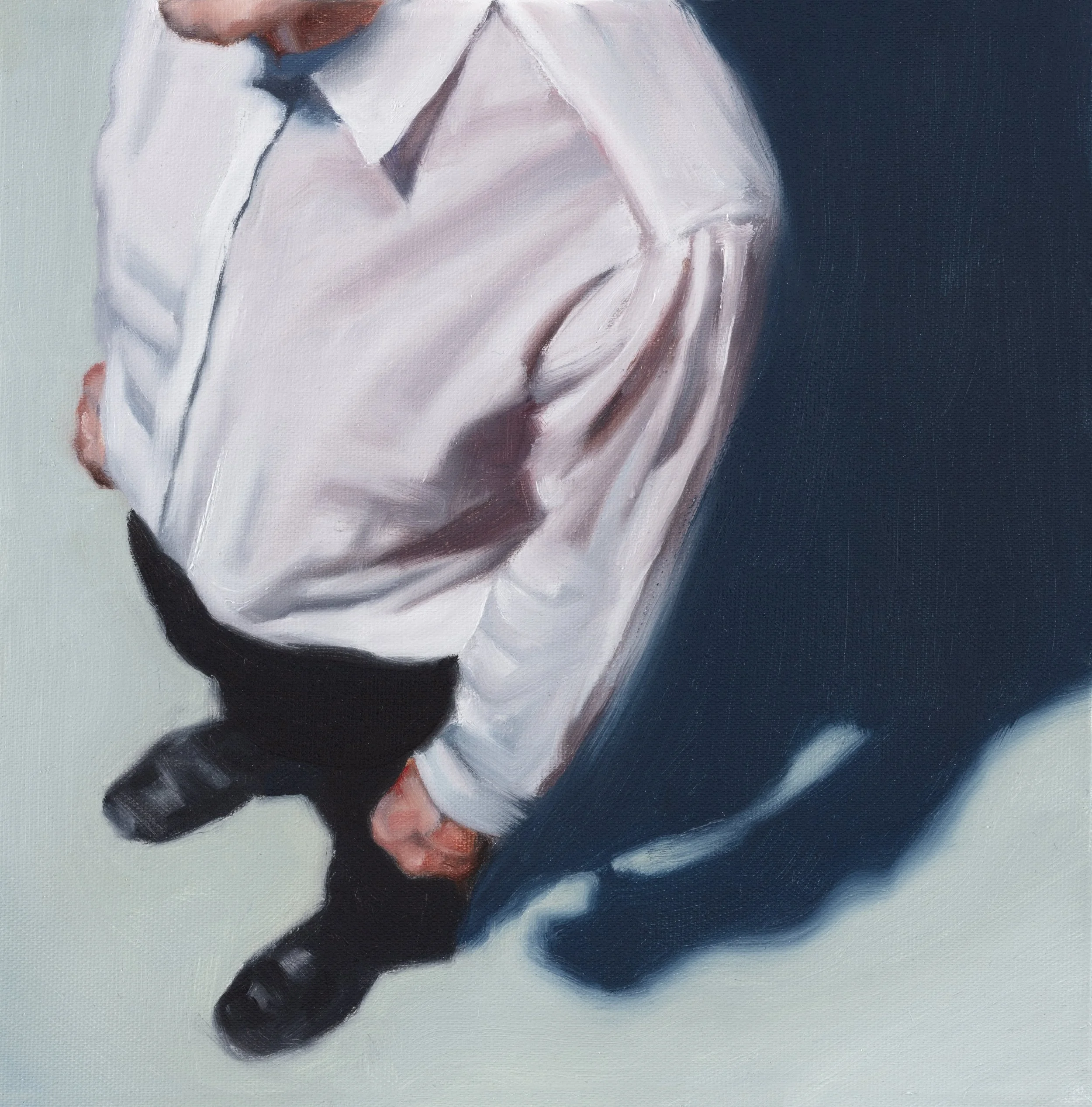 Here 2025 Oil on canvas 30 x 30 cm.