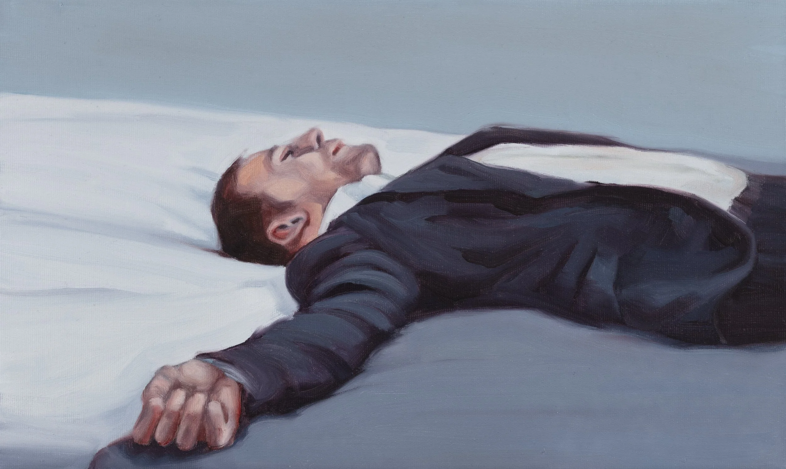 Retreat 2025 Oil on canvas 30 x 50 cm.