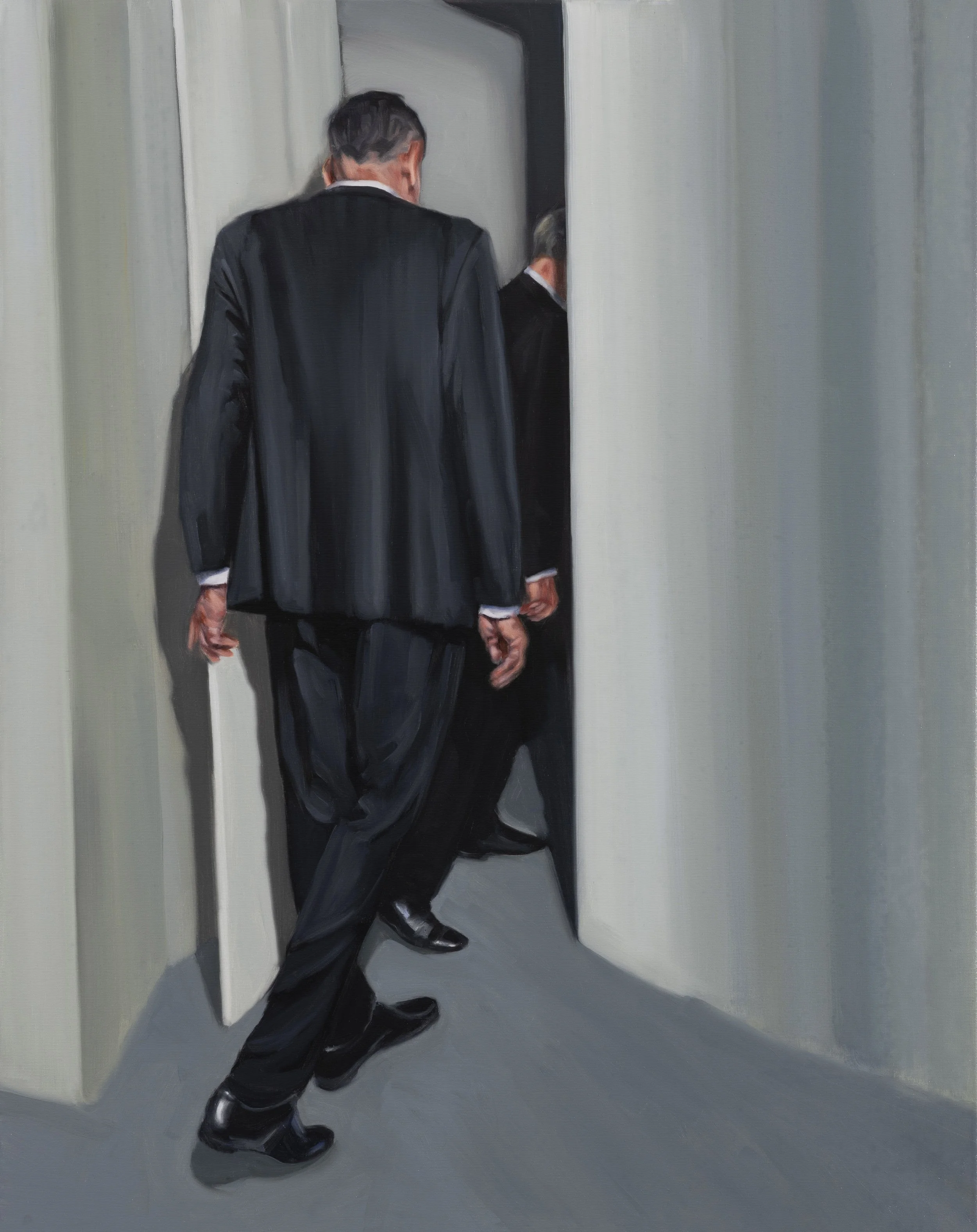 The Corridor 2026 Oil on canvas 100 x 80 cm.