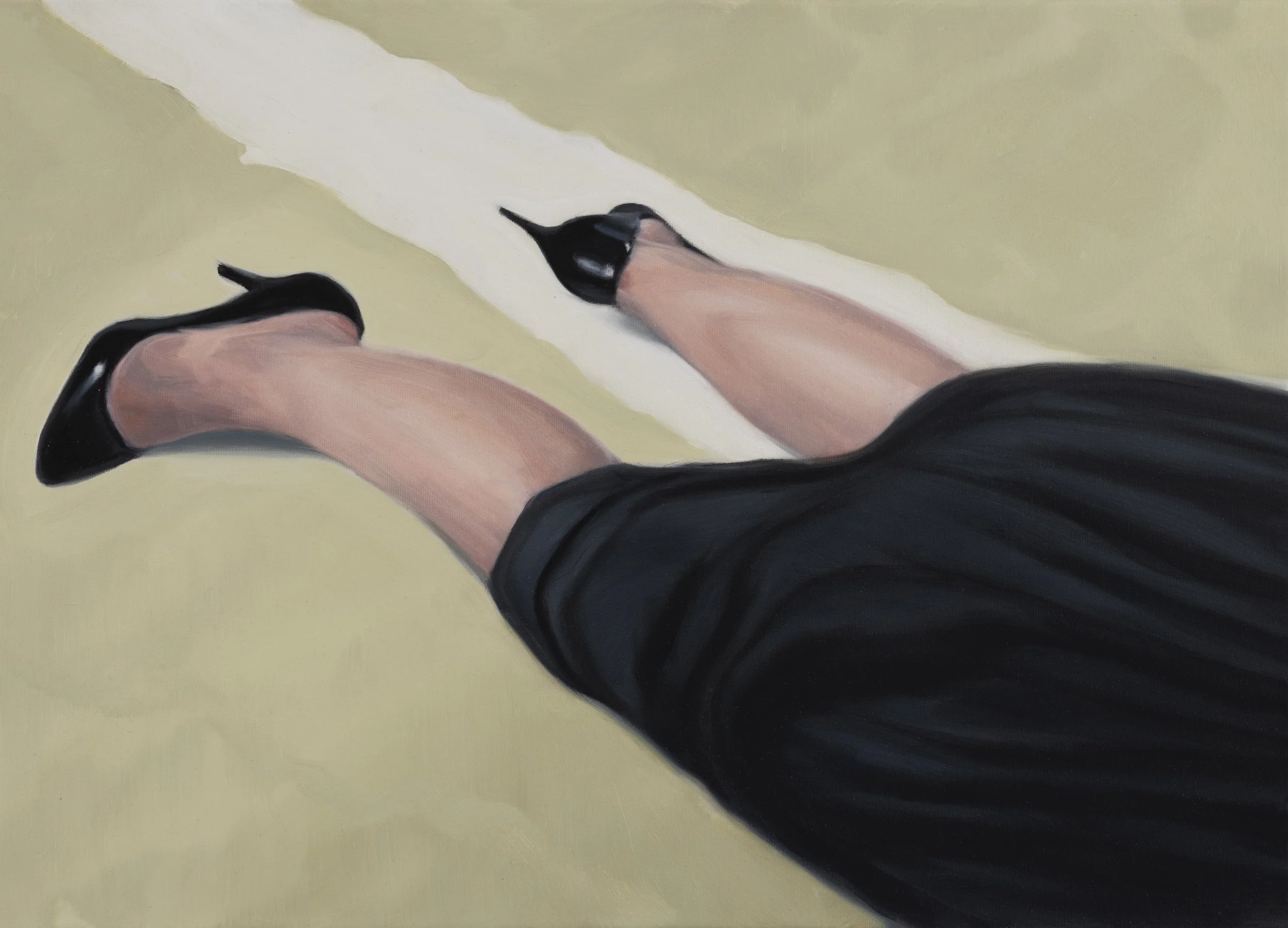 Horizontal Female Figure No.2  2026 Oil on canvas 50 x 70 cm.