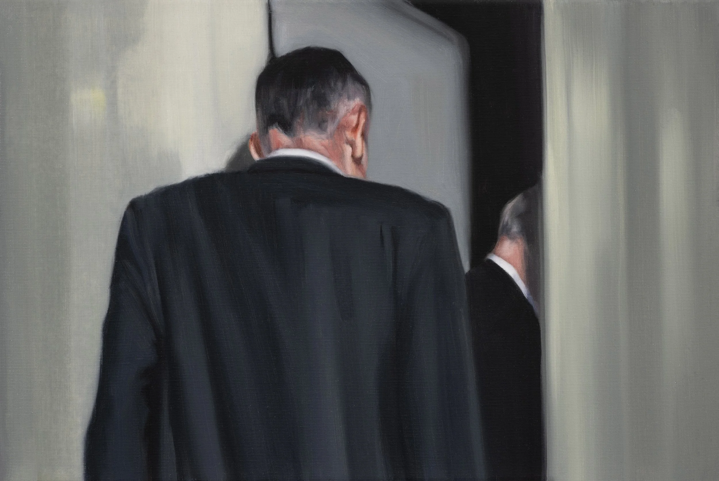 Exit 2026 Oil on canvas 40 x 50 cm.