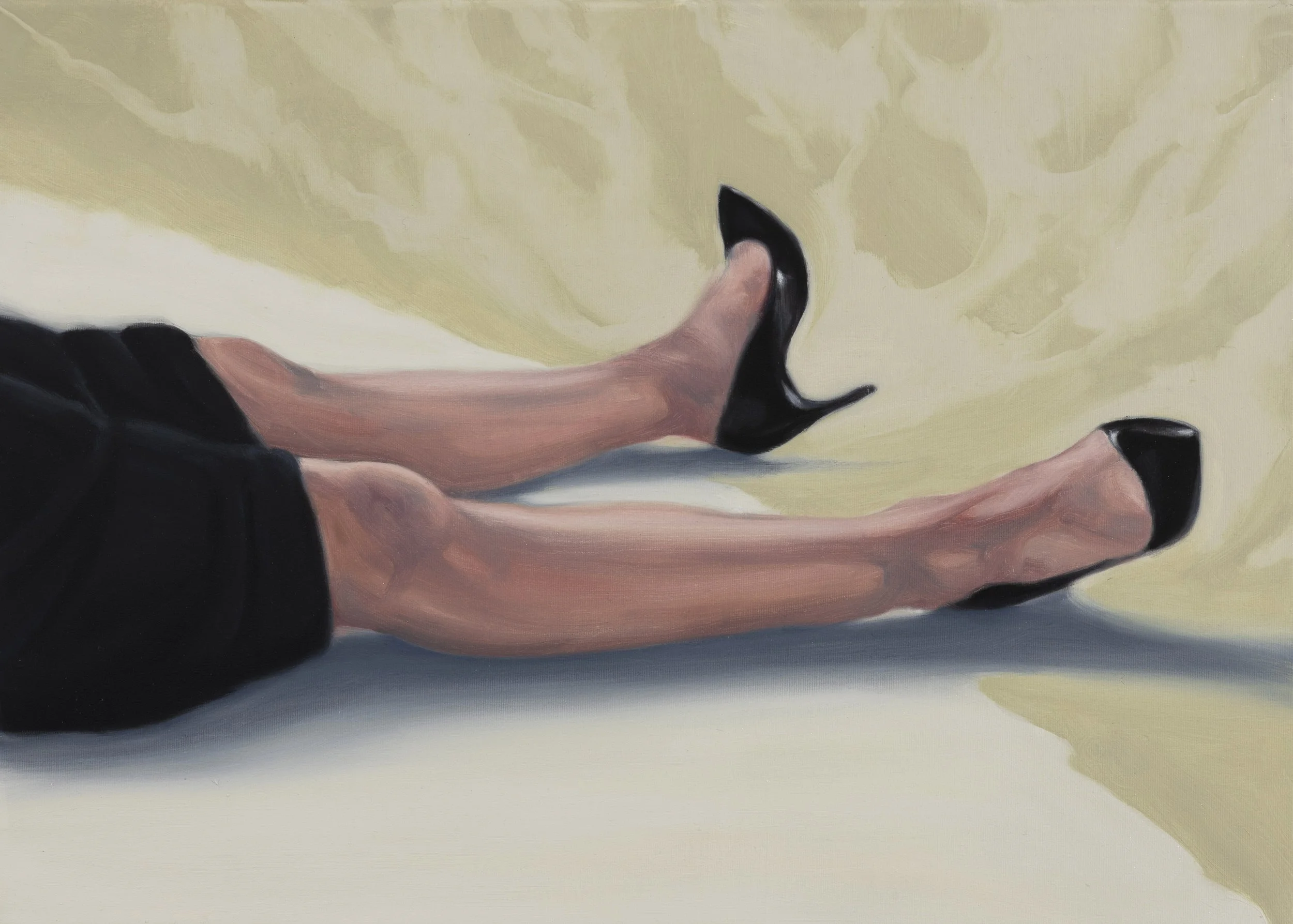 Horizontal Female Figure No.1  2026 Oil on canvas 50 x 70 cm.