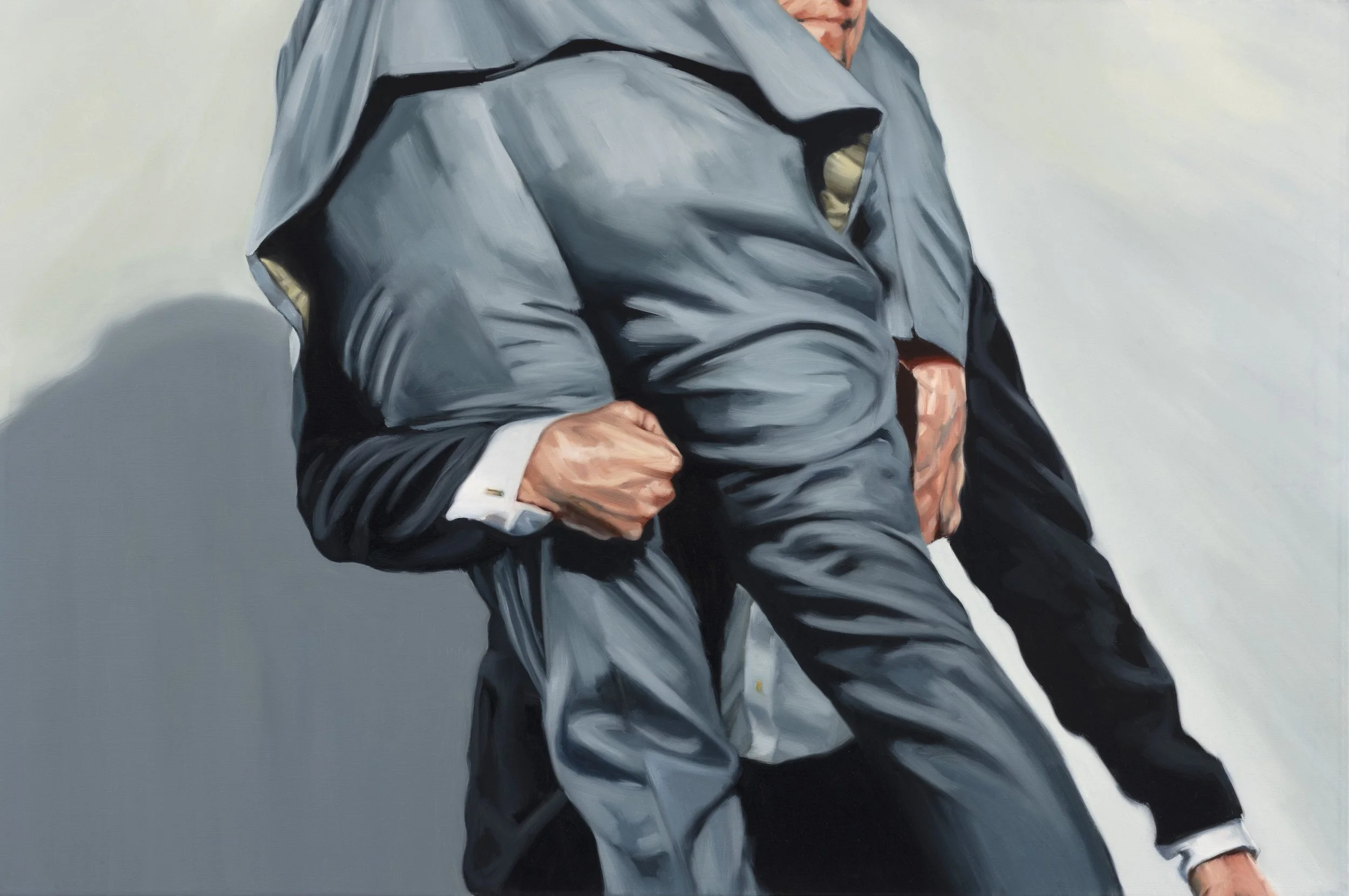 Relocation  2026 Oil on canvas 100 x 150 cm.