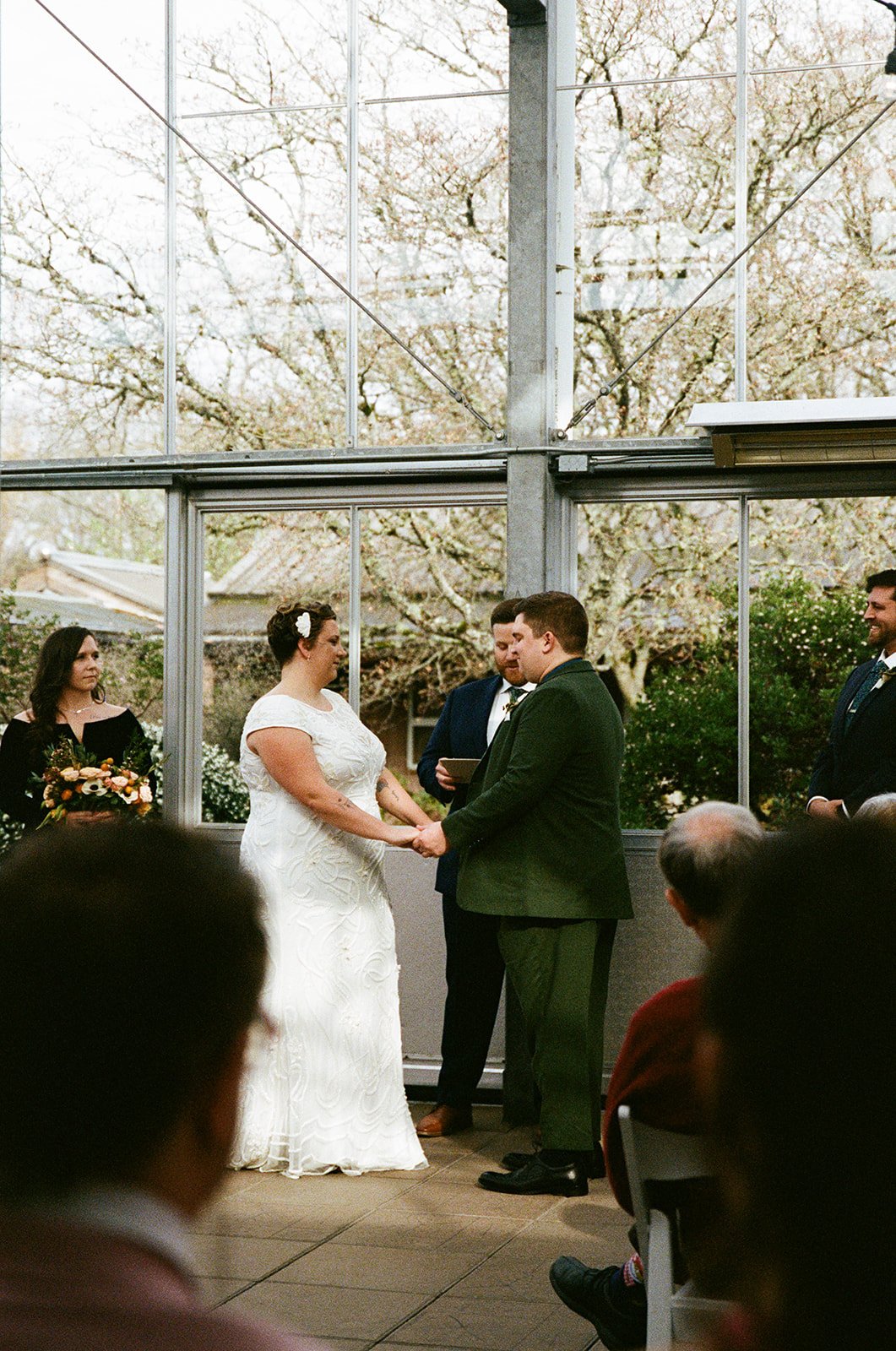 Airy Atrium Spring Wedding - Shopie &amp; Dave