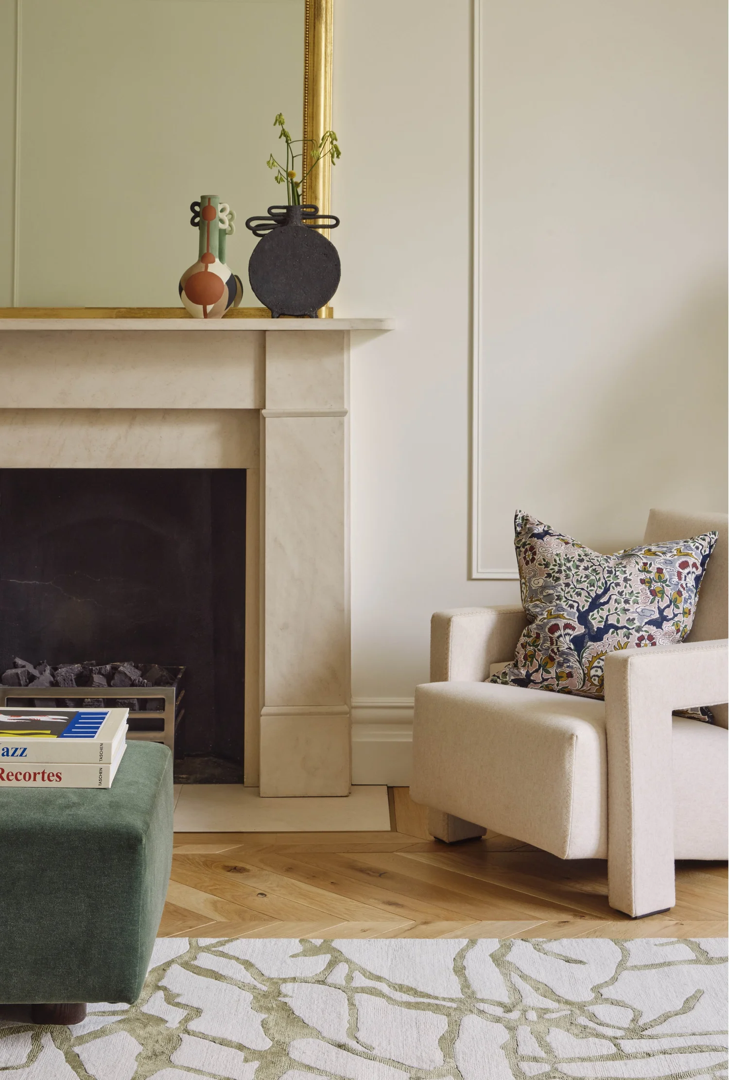 Image showcasing London apartment interior renovation with bespoke designed joinery and ...