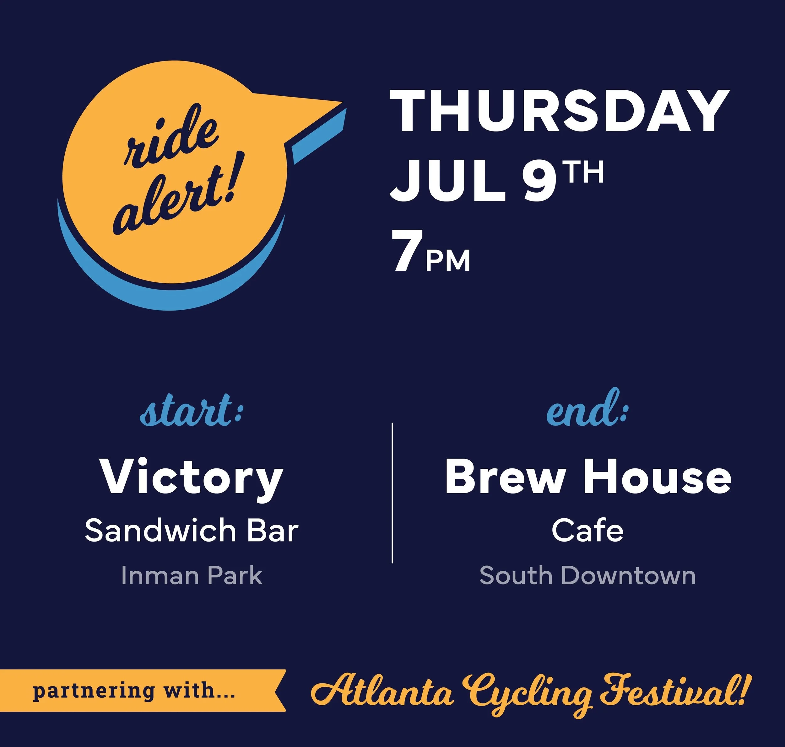 ACF and Mobile Social ride to Brewhouse!