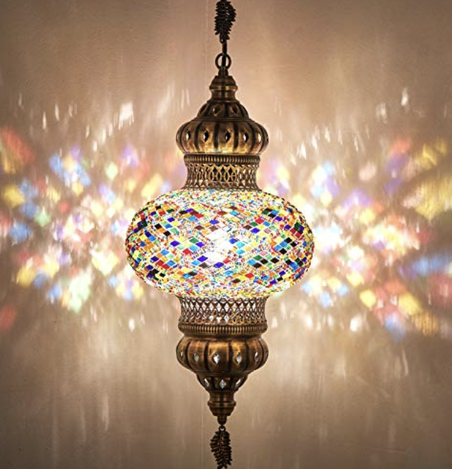 Mosaic Glass Lamp