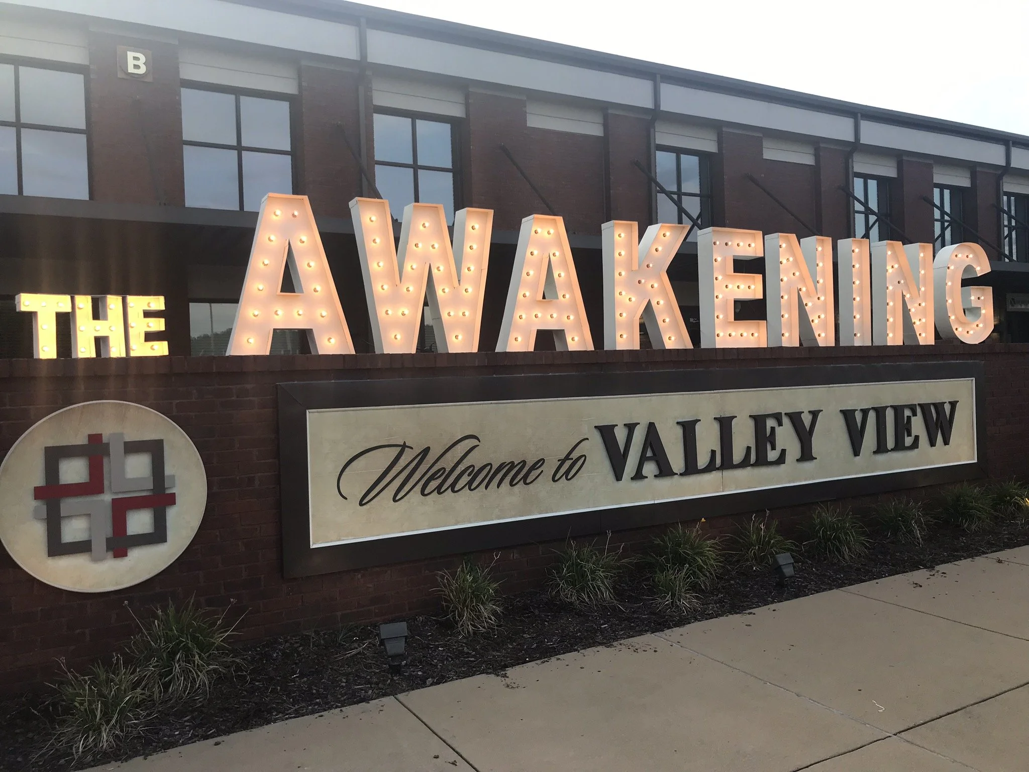 Light-up marquee letters for corporate event in Huntsville, AL