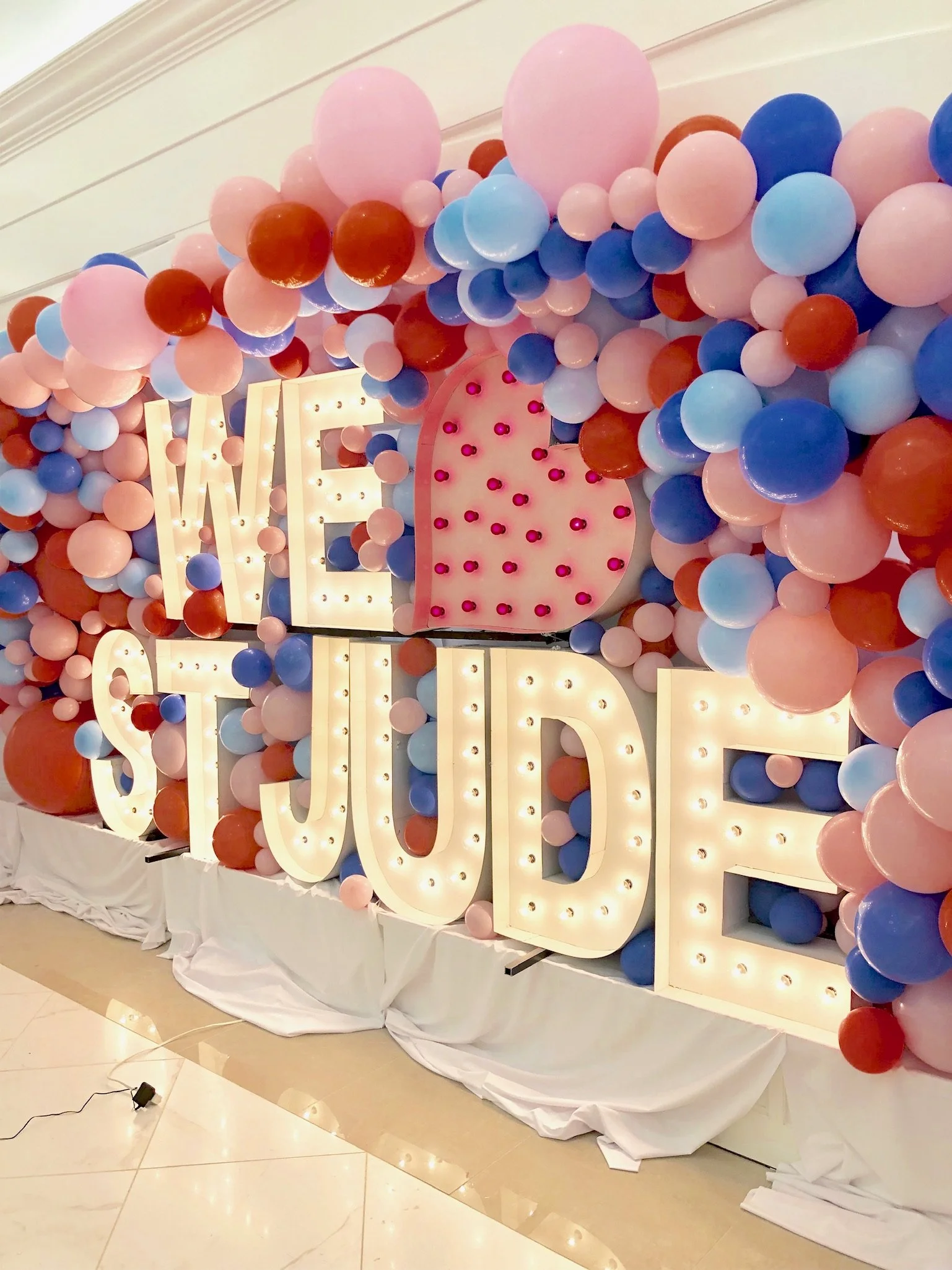 Light-up marquee letters for corporate event in Huntsville, AL