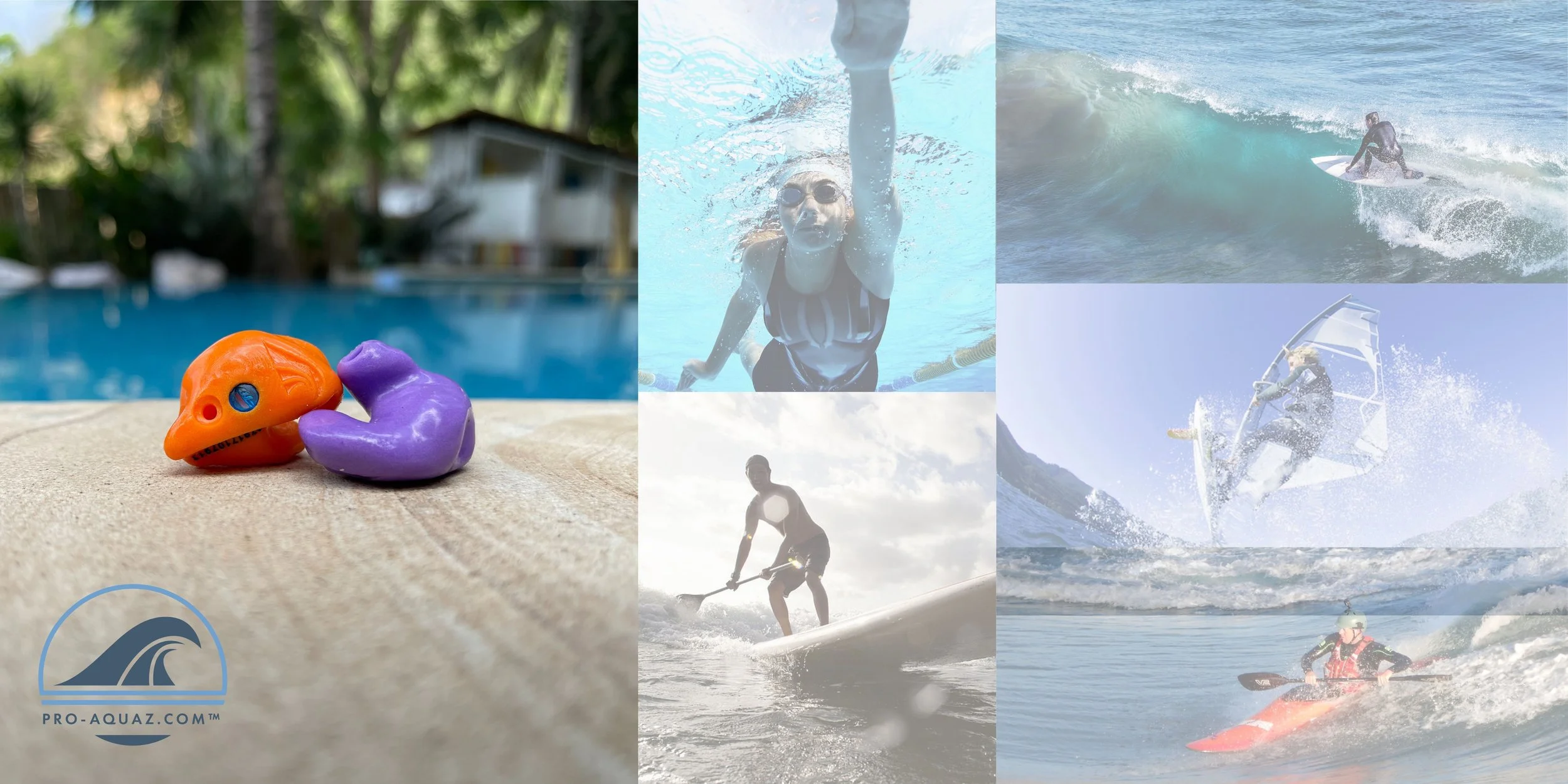 Pro Aquaz Custom Watersports Earplugs