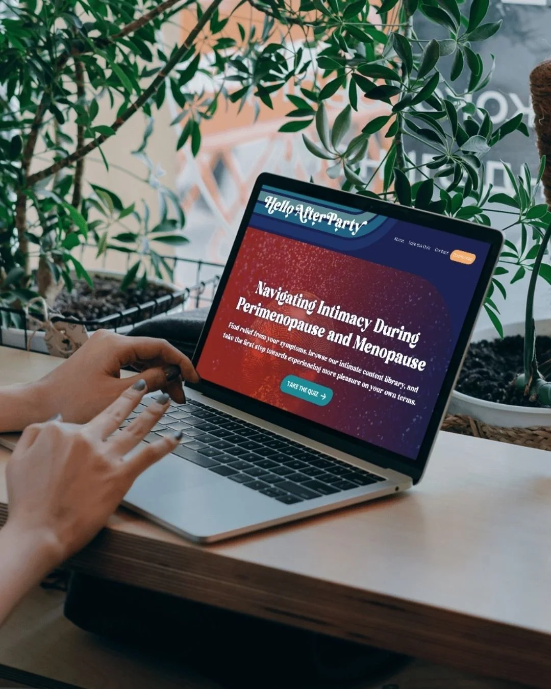 Website Design for Perimenopause Health Brand
