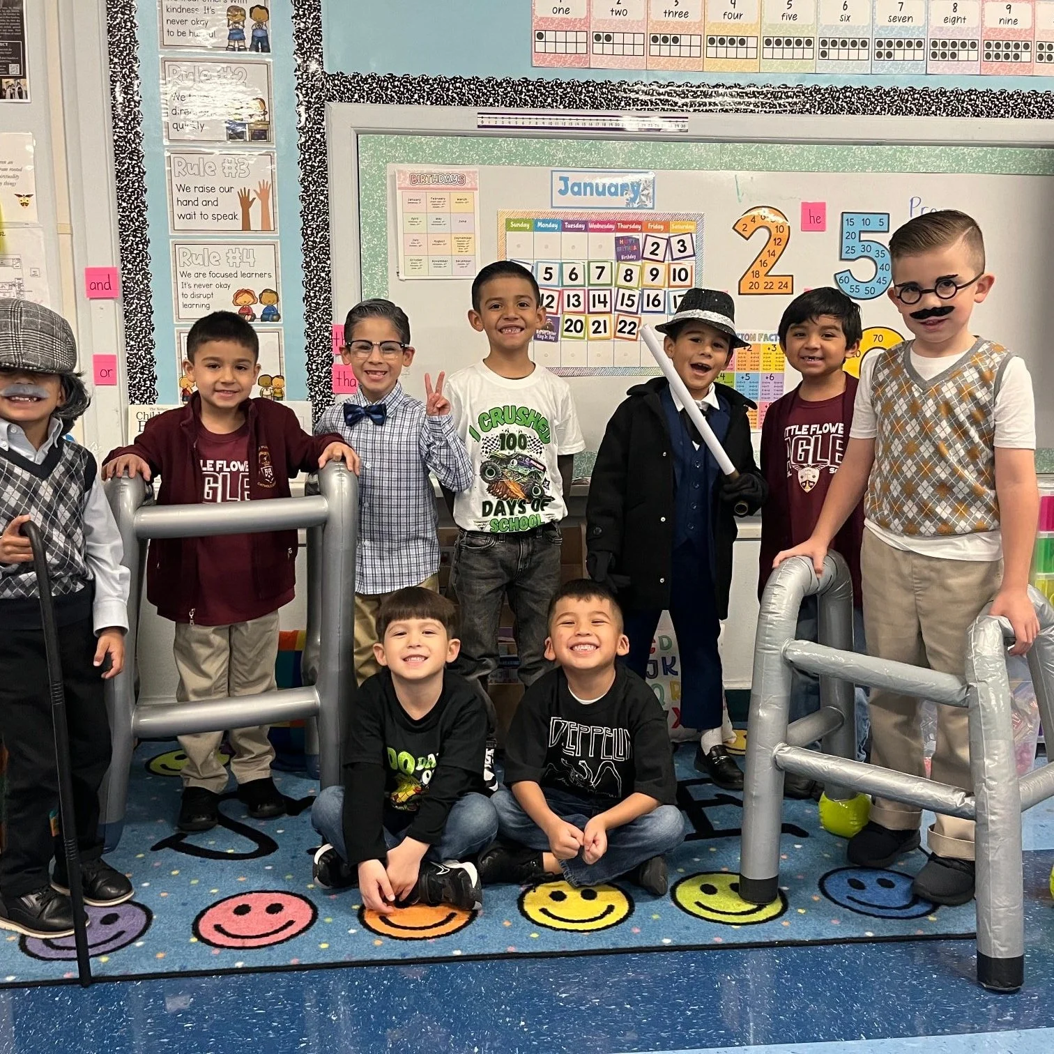 ‼️Happy 100 Days of School‼️

Our Eagles dressed up to celebrate 100 days of attending LFS!

We're so proud of all of our Eagles and the accomplishments they've received in the 100 days of school.

Still lots to do, so keep going strong and reaching 