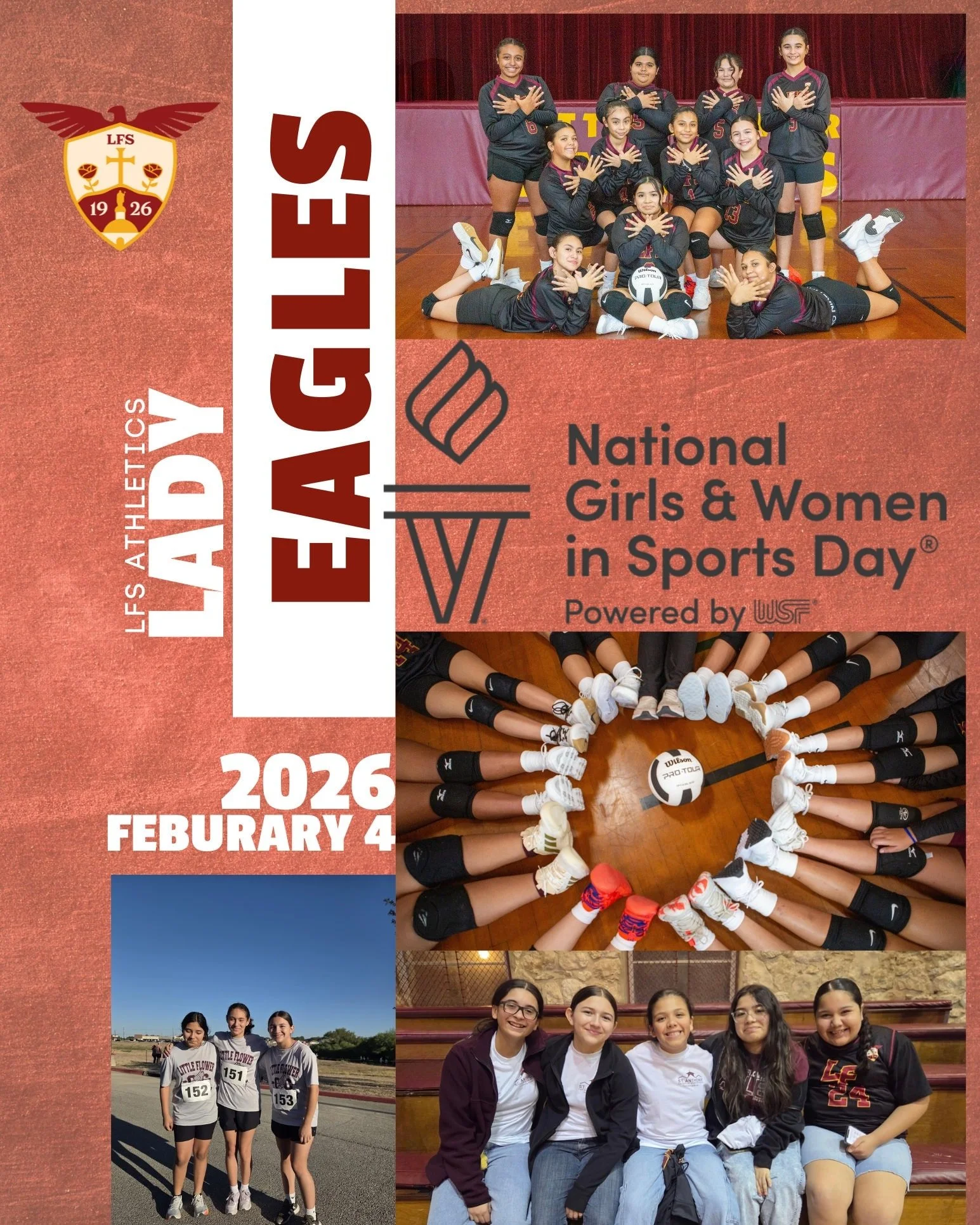Happy National Girls &amp; Women in Sports  Day! 🦅⚽️🥎🏀

LFS Athletics celebrates our past, present and future Lady Eagles! 

Your hard work on and off the field/court does not go unnoticed. We are proud of each of you and  blessed to be a witness 