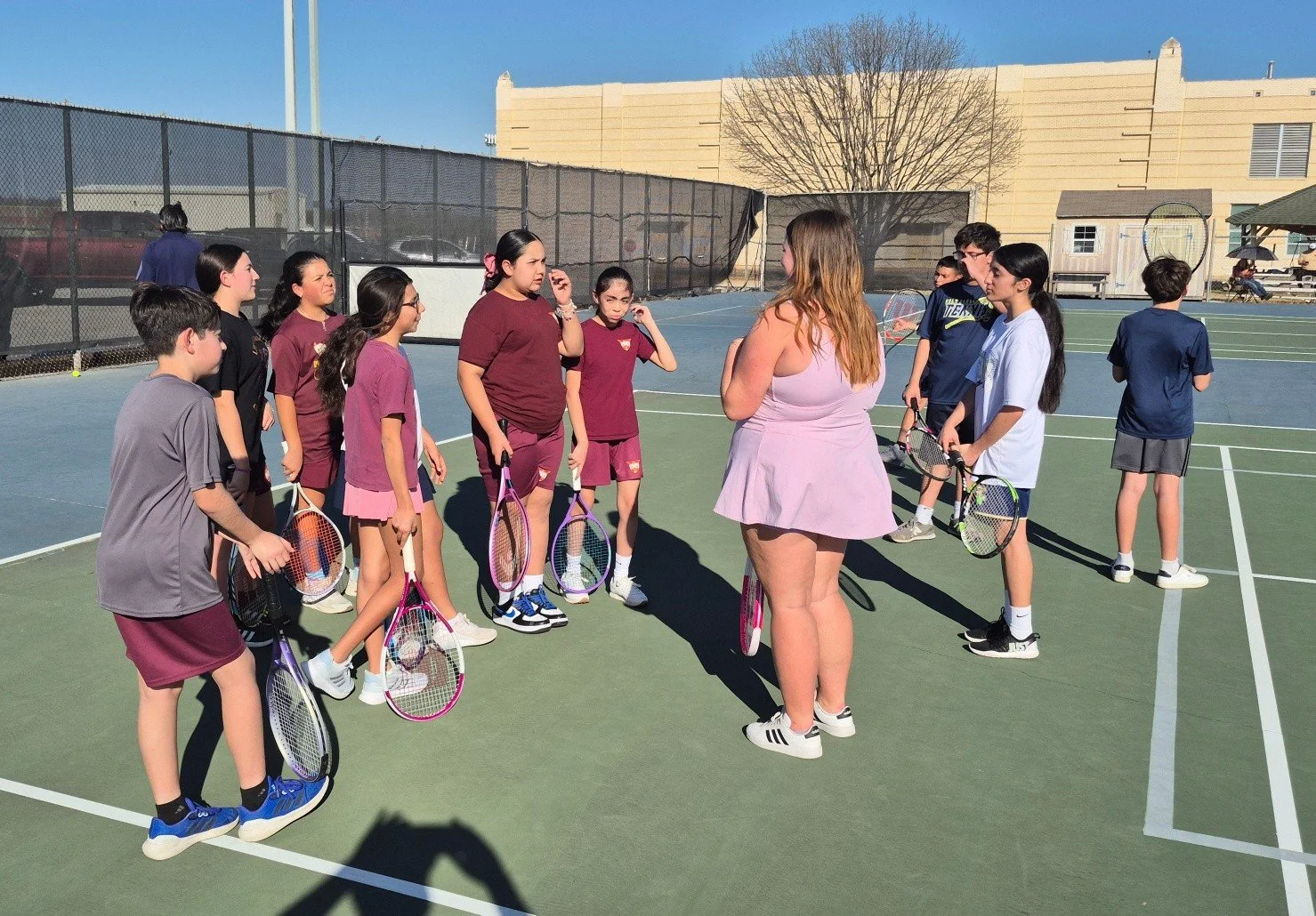 🦅🎾 LFS Tennis had a great practice alongside Holy Cross Tennis! What a great way to kick off a new sport at Little Flower and create new friendships!

Our Eagles are soaring to new heights!